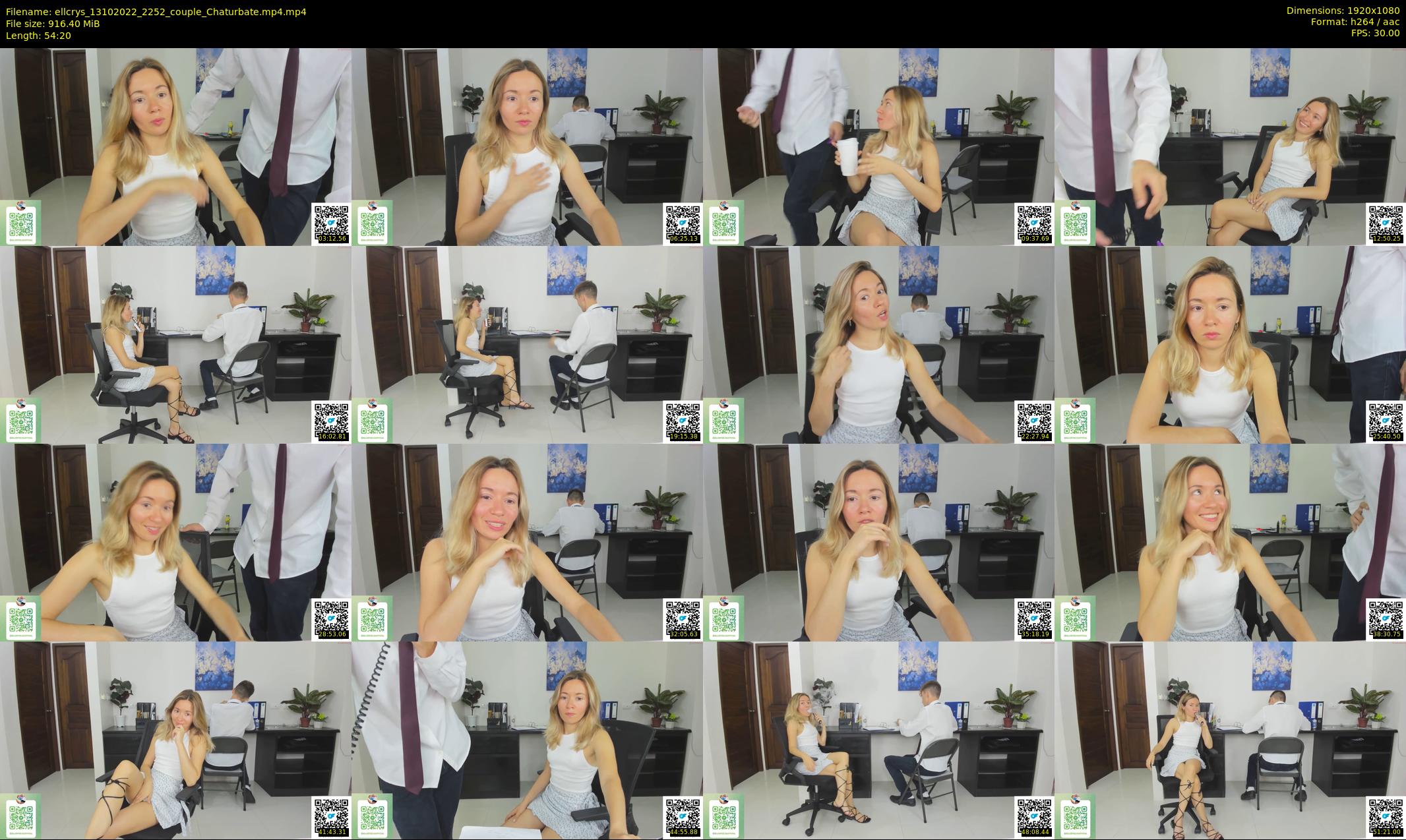 ellcrys — 55 minute Chaturbate couple cam show recording, 1080p, Oct 13, 2022