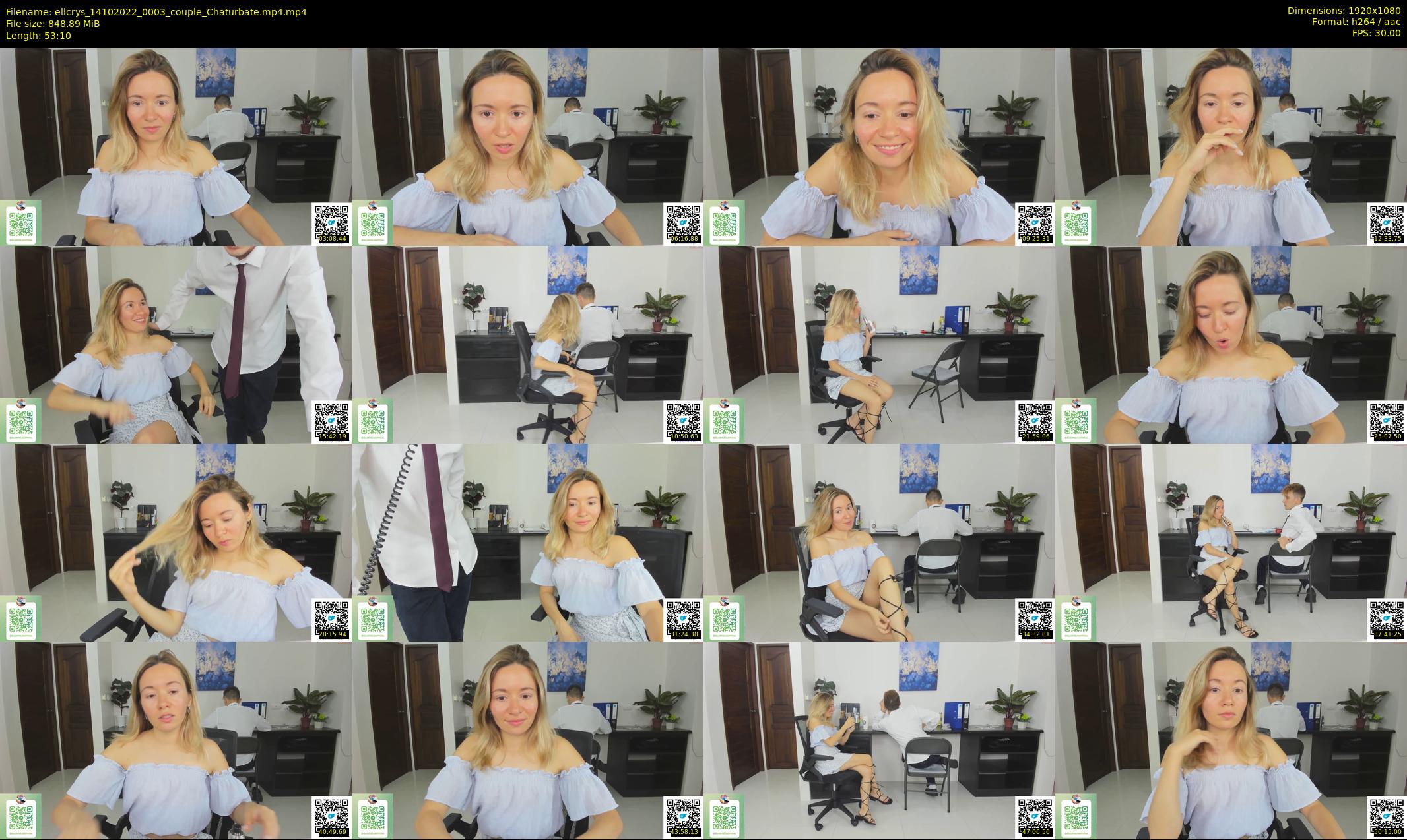 ellcrys — 54 minute Chaturbate couple cam show recording, 1080p, Oct 14, 2022
