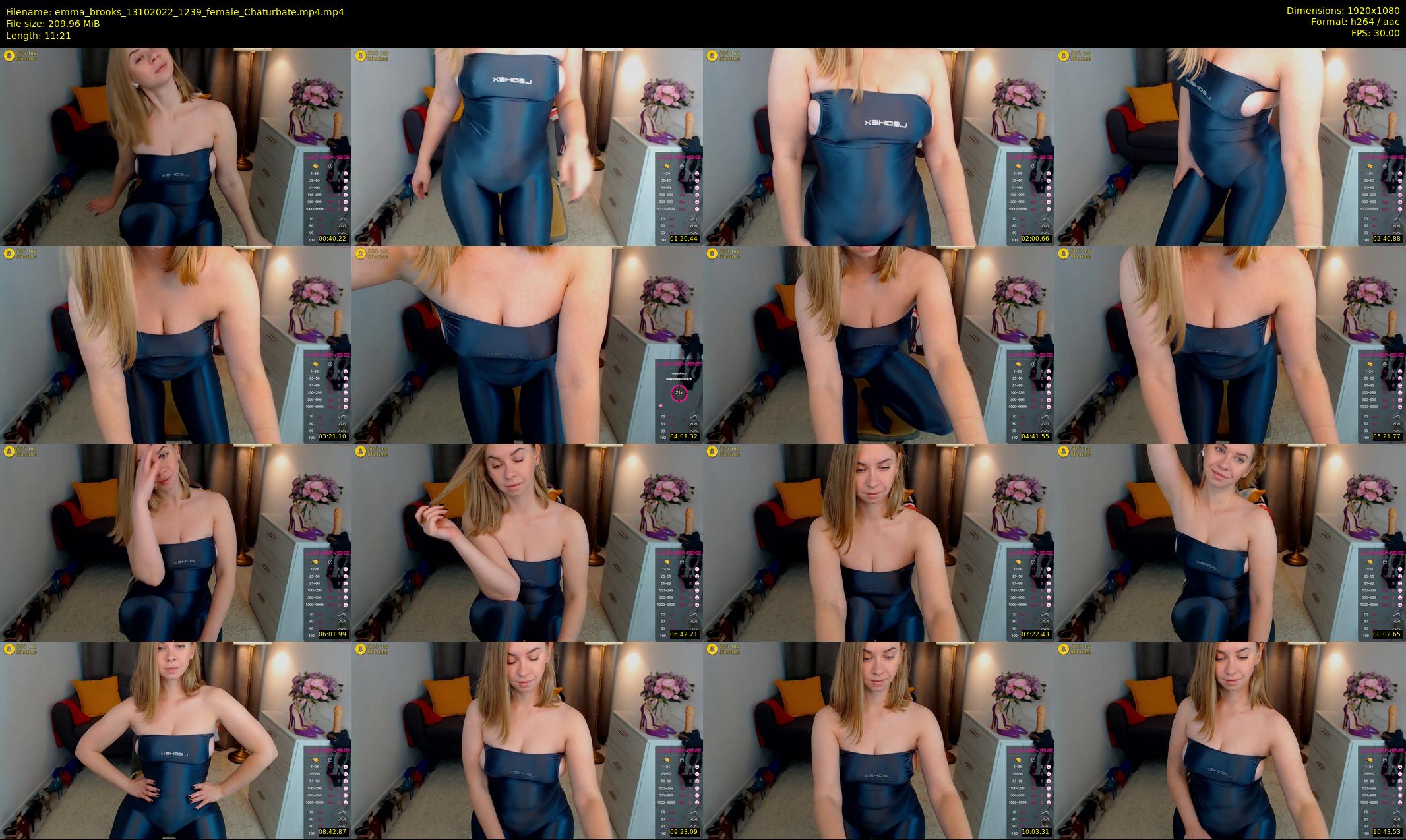 emma_brooks — 12 minute Chaturbate female cam show recording, 1080p, Oct 13, 2022