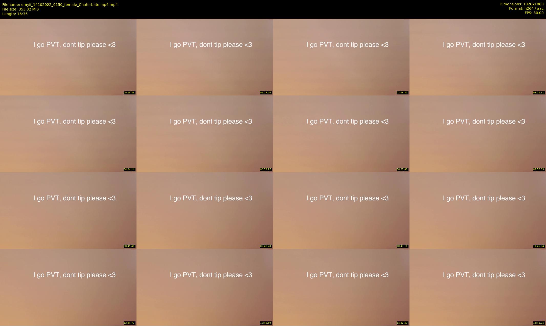 emyii — 17 minute Chaturbate female cam show recording, 1080p, Oct 14, 2022