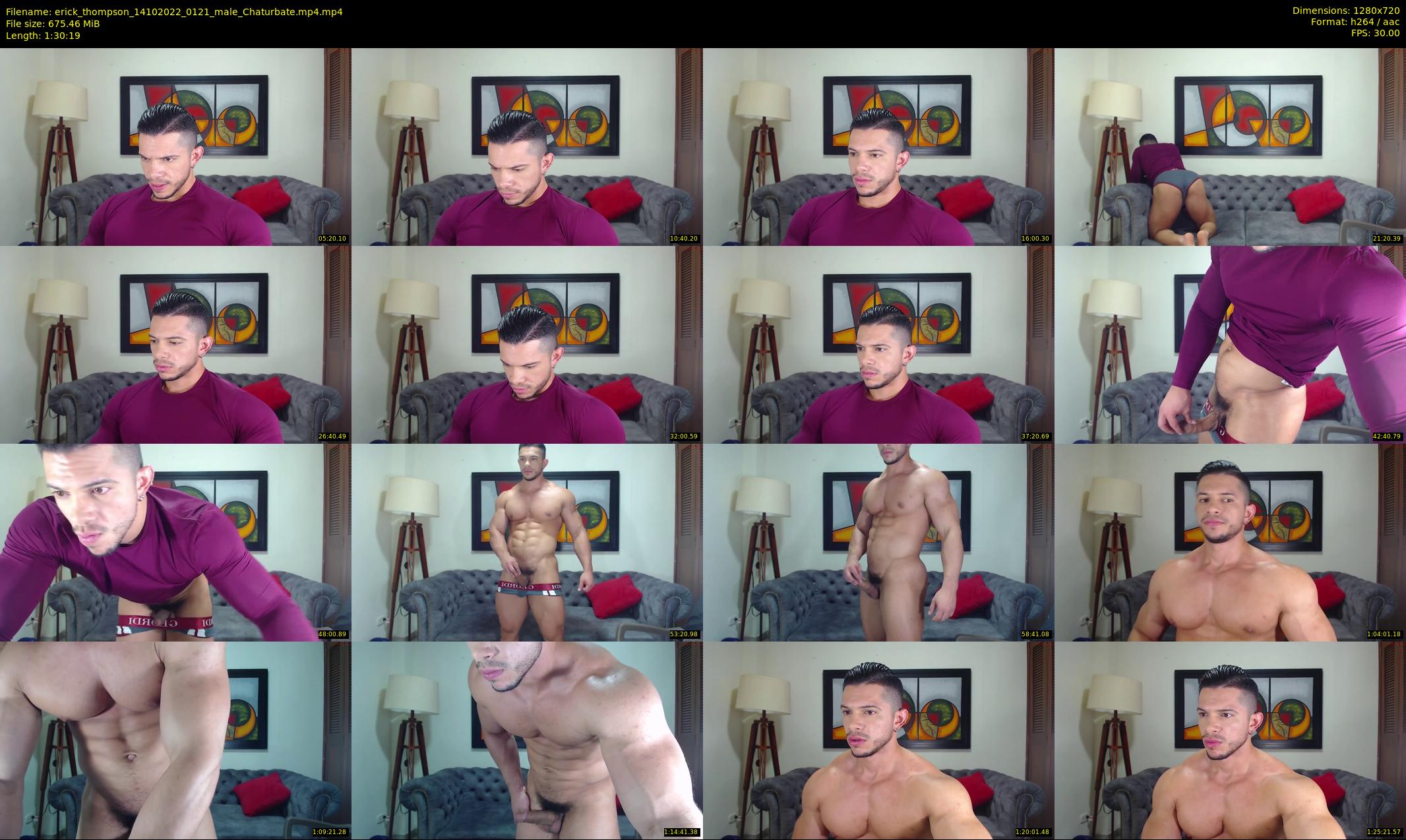 erick_thompson — 91 minute Chaturbate male cam show recording, 720p, Oct 14, 2022