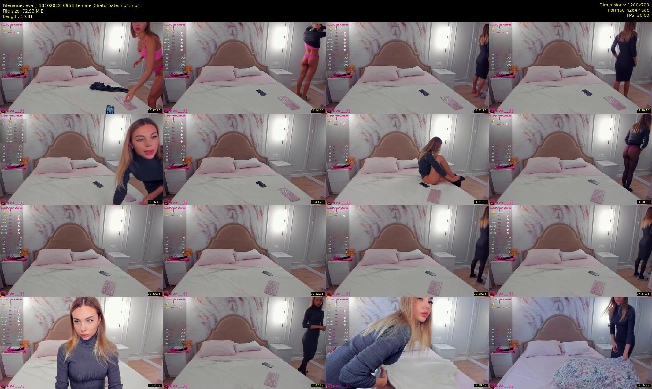 eva_j — 11 minute Chaturbate female cam show recording, 720p, Oct 13, 2022