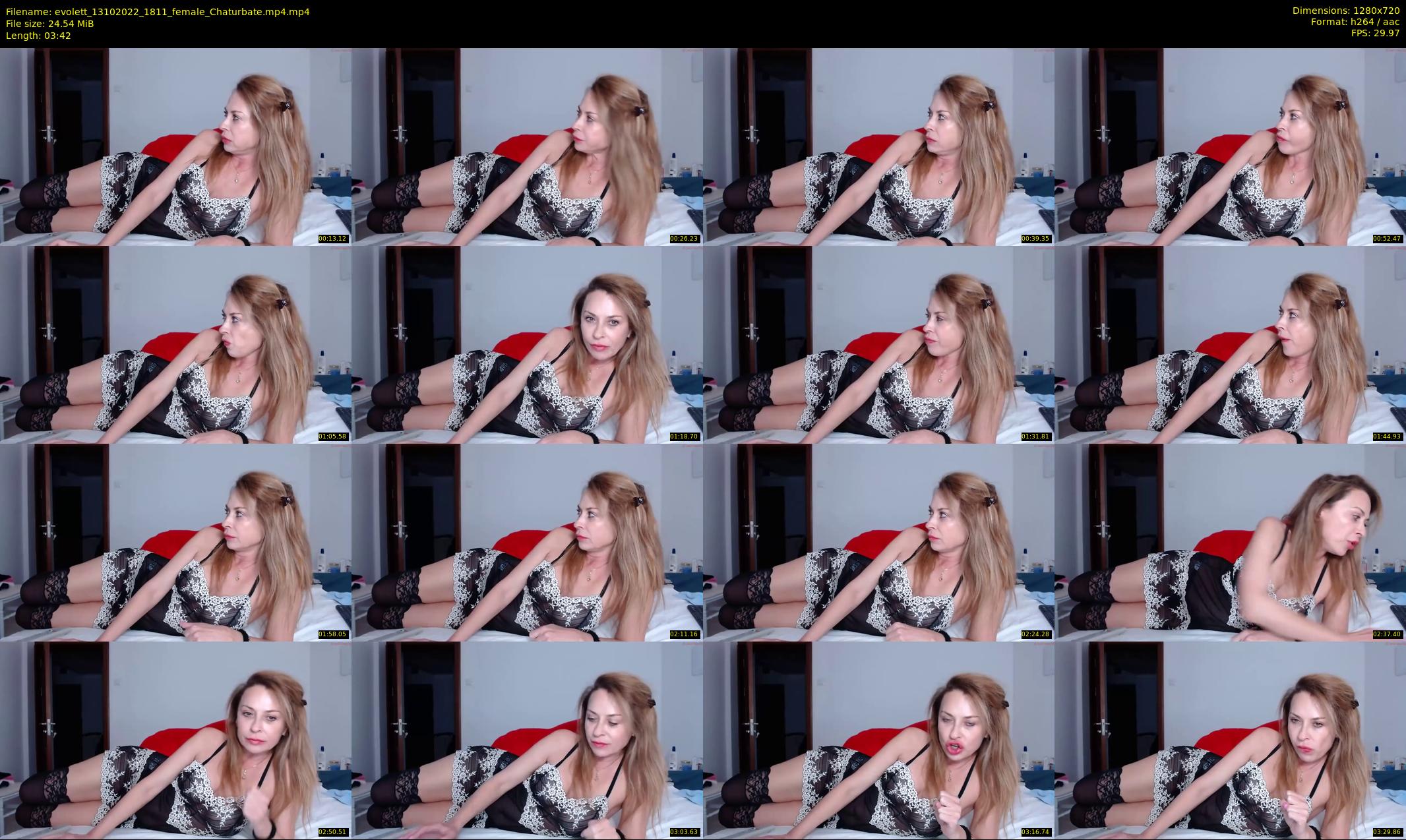 evolett — 4 minute Chaturbate female cam show recording, 720p, Oct 13, 2022