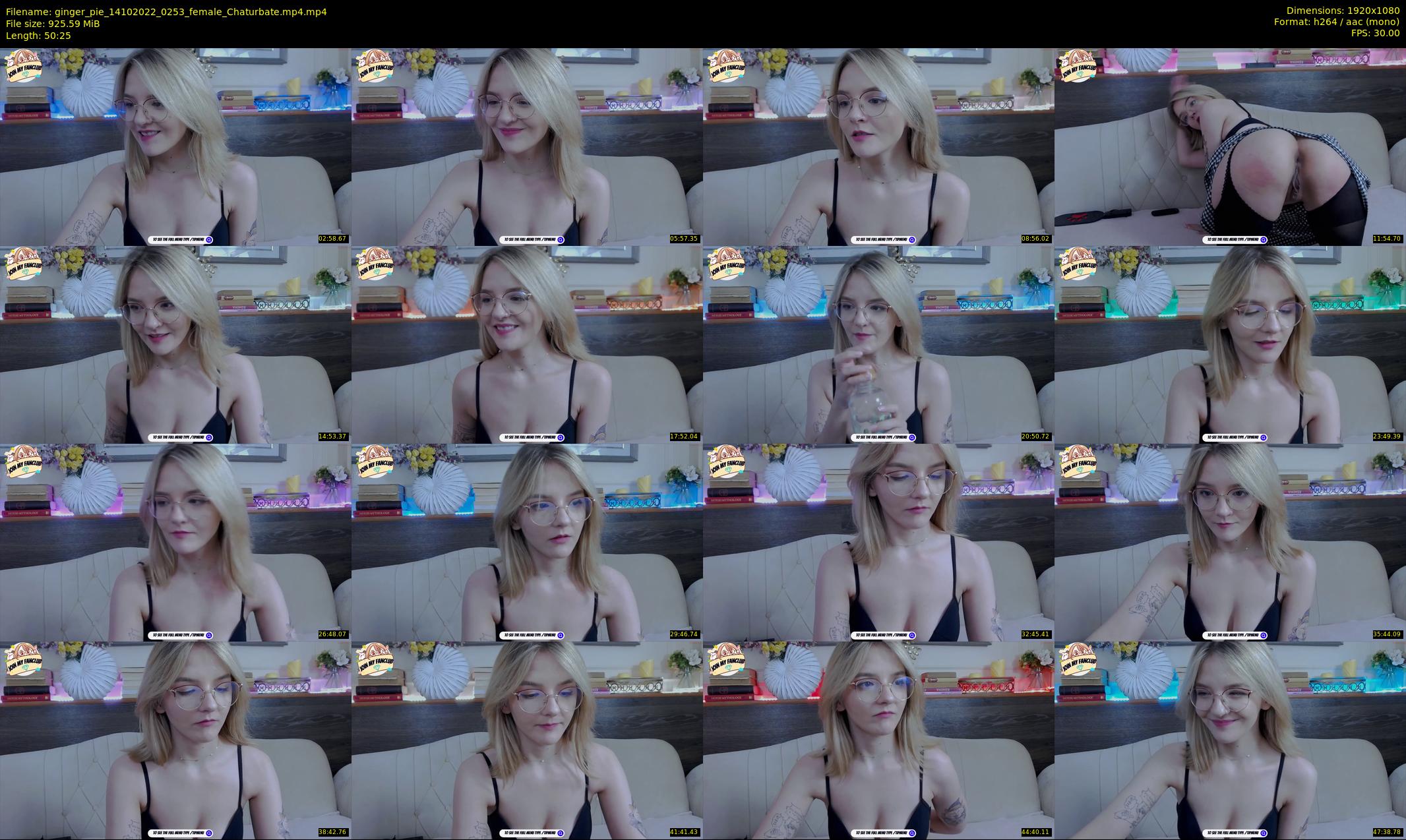 ginger_pie — 51 minute Chaturbate female cam show recording, 1080p, Oct 14, 2022