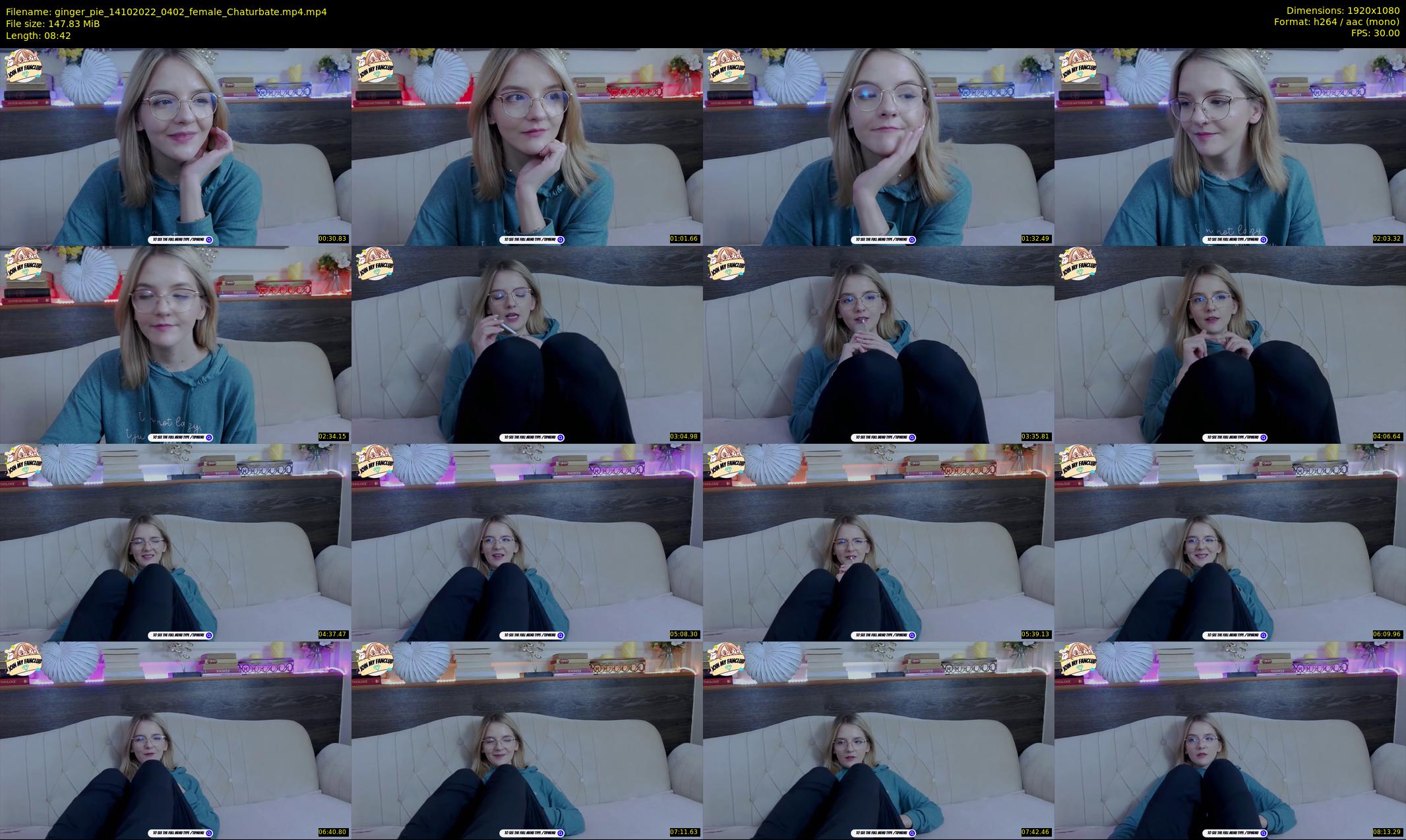 ginger_pie — 9 minute Chaturbate female cam show recording, 1080p, Oct 14, 2022