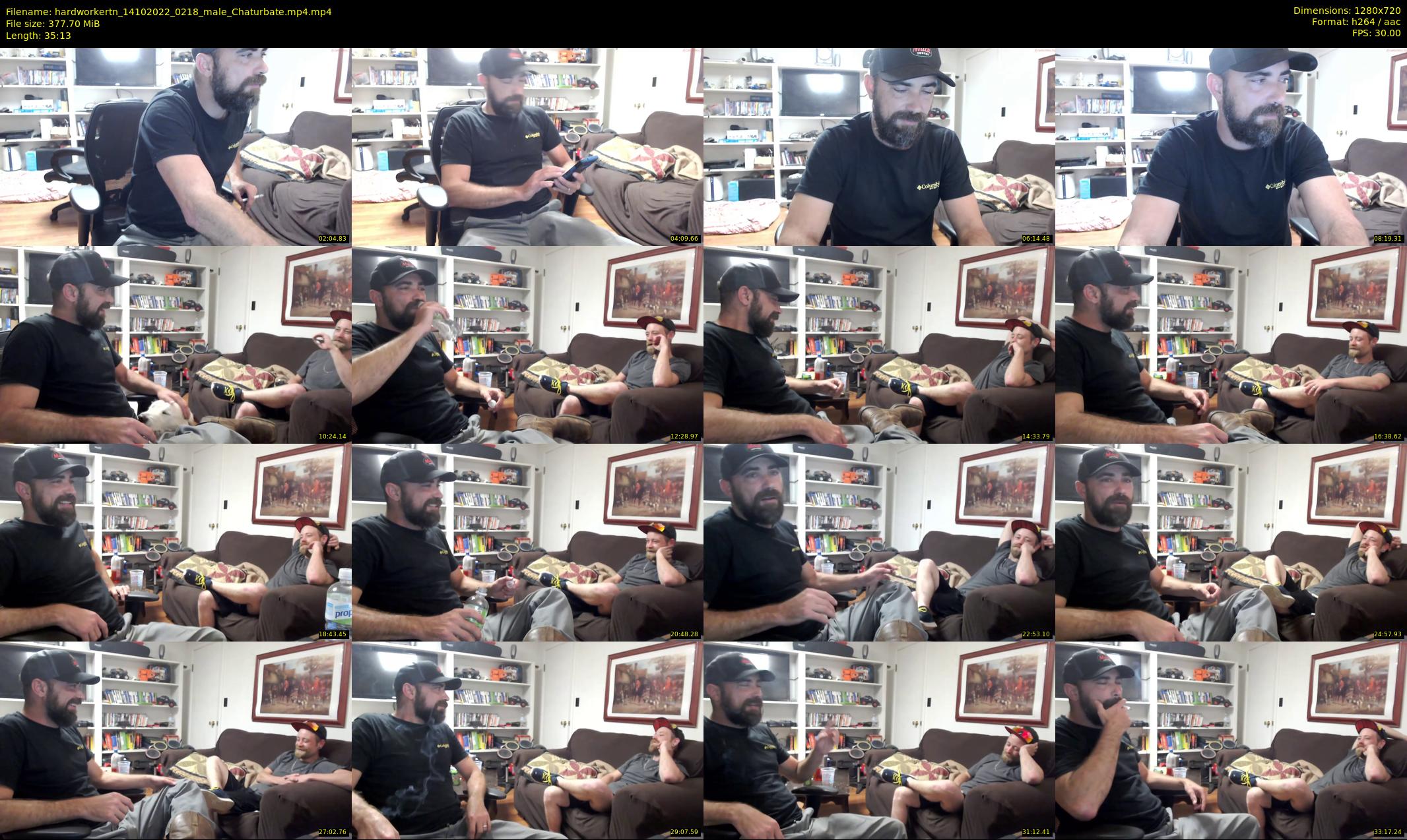 hardworkertn — 36 minute Chaturbate male cam show recording, 720p, Oct 14, 2022