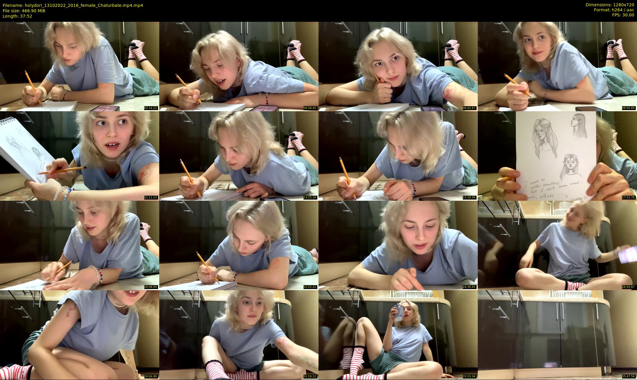 holydori — 38 minute Chaturbate female cam show recording, 720p, Oct 13, 2022