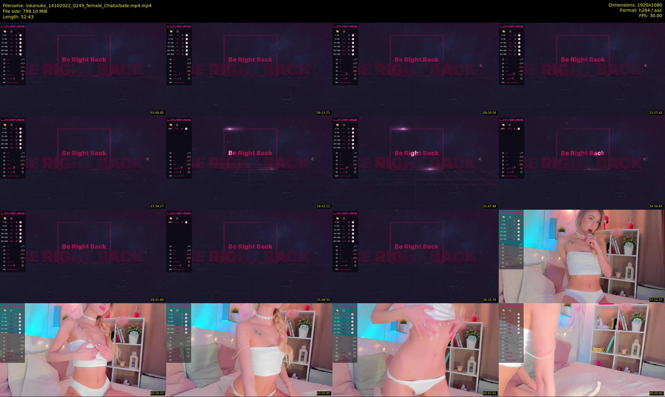 inkanuko — 53 minute Chaturbate couple cam show recording, 1080p, Oct 14, 2022