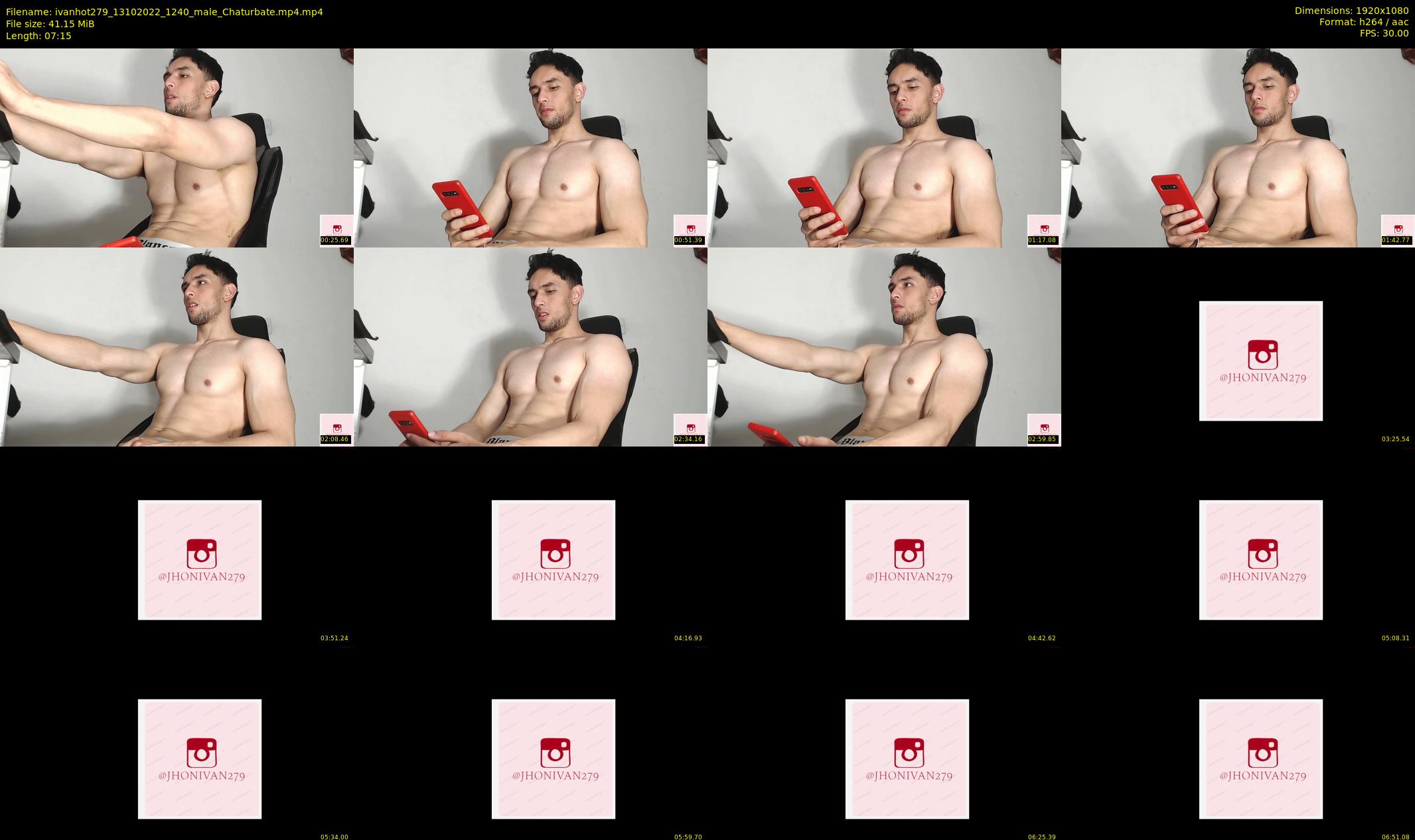 ivanhot279 — 8 minute Chaturbate male cam show recording, 1080p, Oct 13, 2022