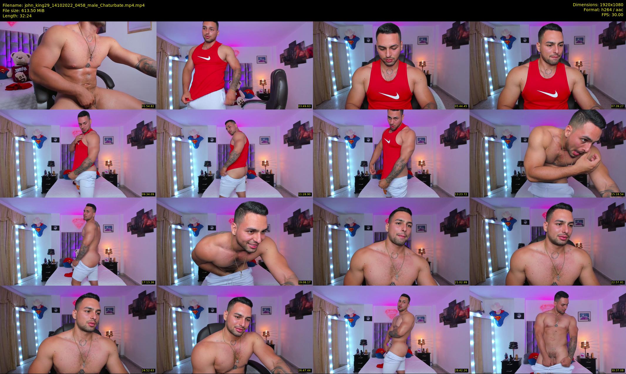 john_king29 — 33 minute Chaturbate male cam show recording, 1080p, Oct 14, 2022