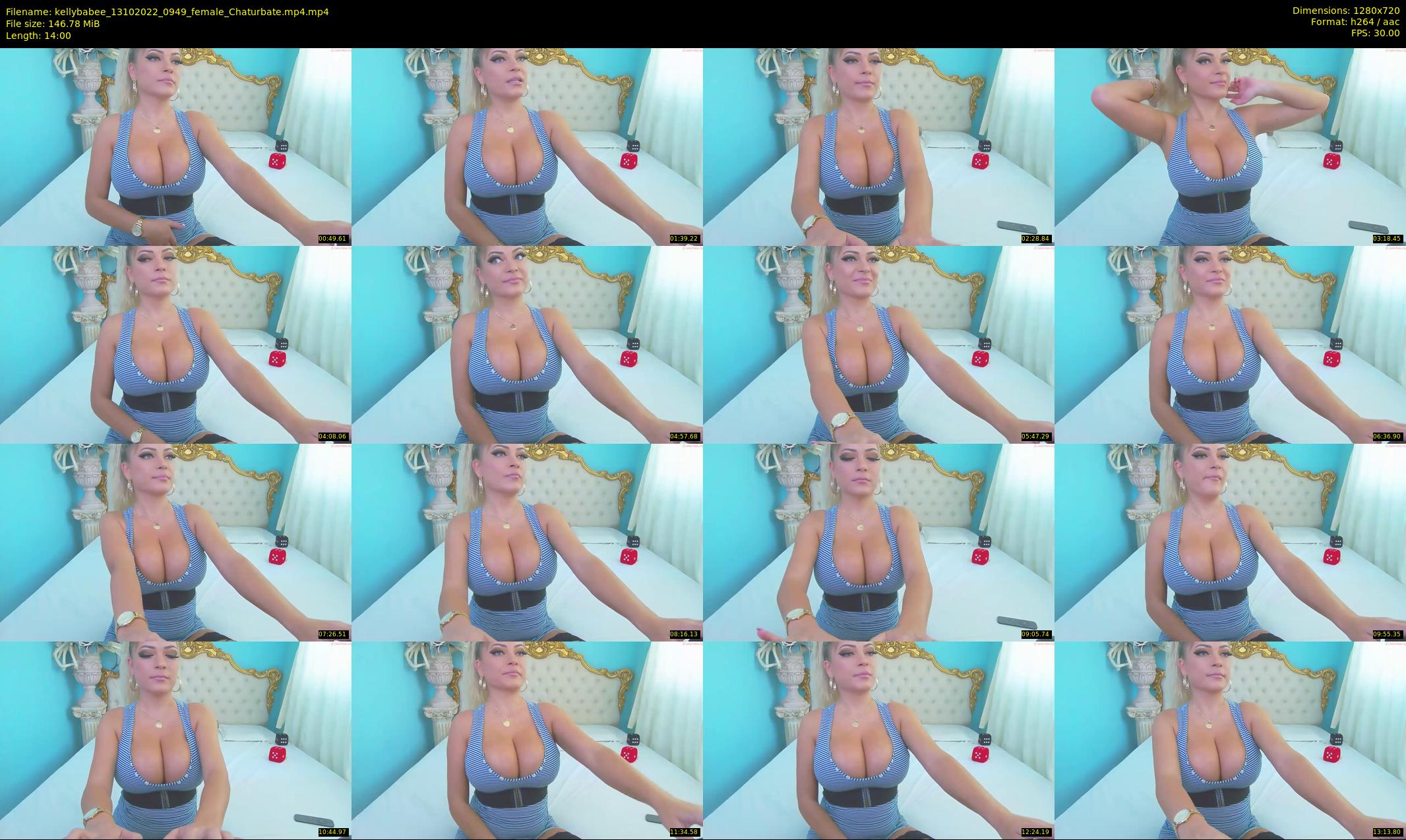 kellybabee — 14 minute Chaturbate female cam show recording, 720p, Oct 13, 2022