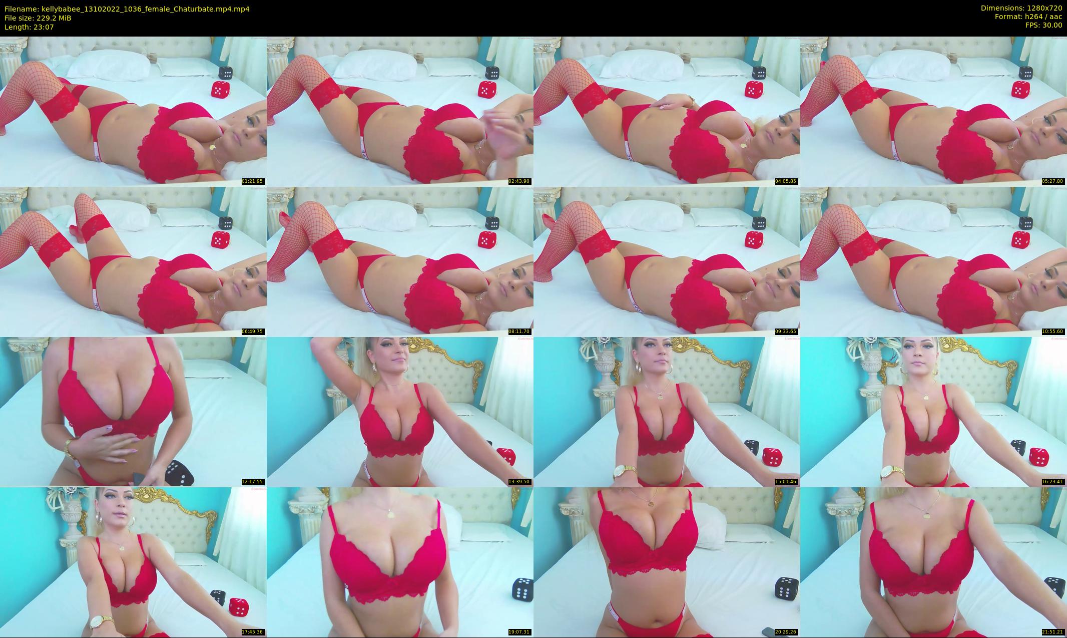 kellybabee — 24 minute Chaturbate female cam show recording, 720p, Oct 13, 2022