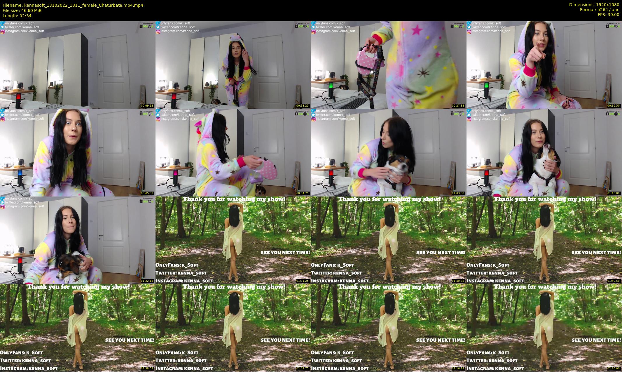 kennasoft — 3 minute Chaturbate female cam show recording, 1080p, Oct 13, 2022