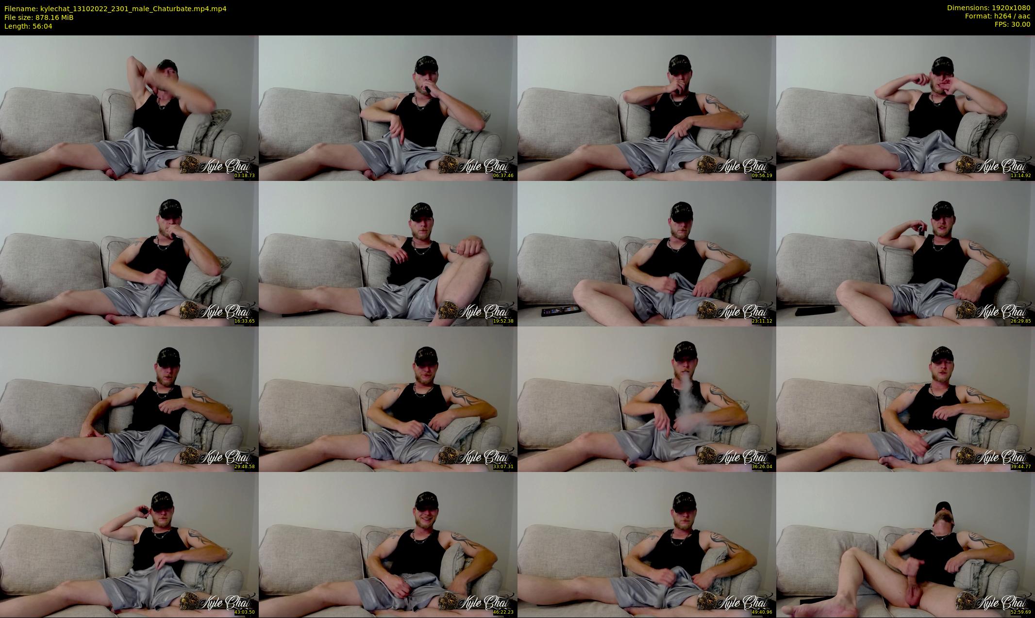 kylechat — 57 minute Chaturbate male cam show recording, 1080p, Oct 13, 2022