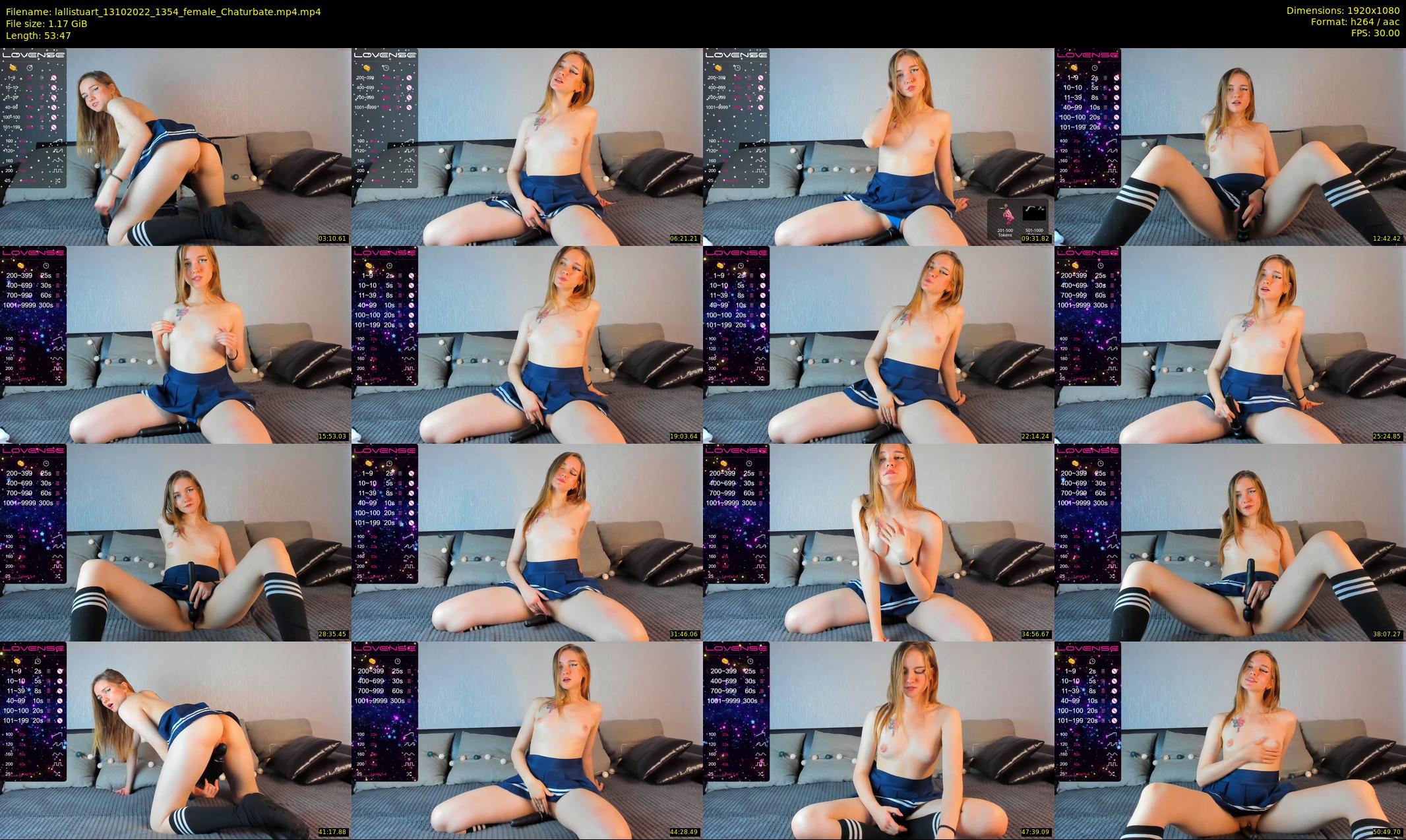 lallistuart — 54 minute Chaturbate female cam show recording, 1080p, Oct 13, 2022