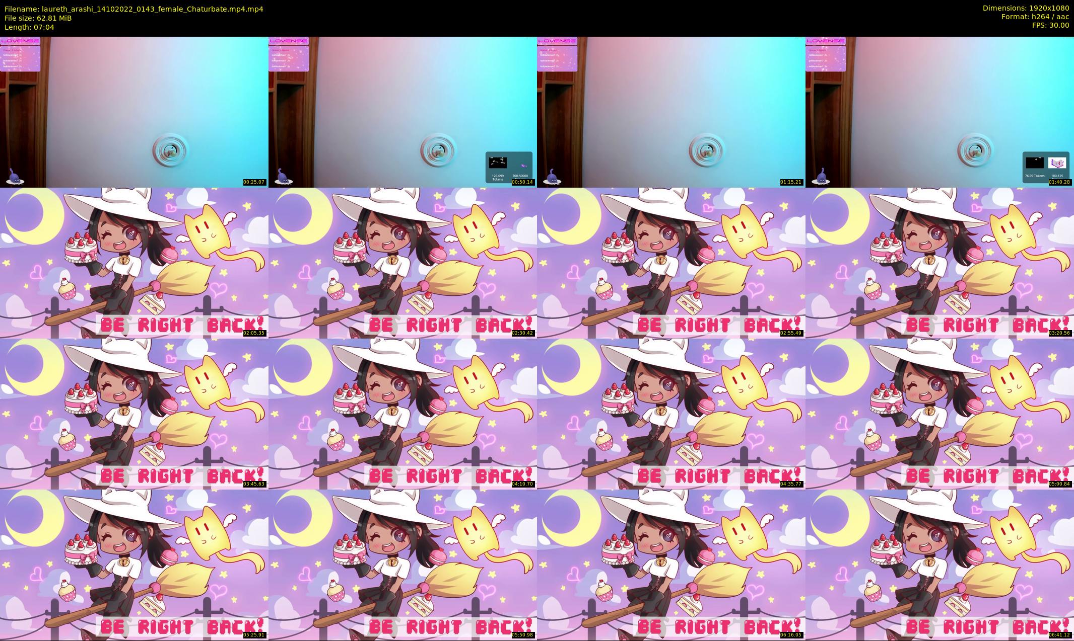 laureth_arashi — 8 minute Chaturbate female cam show recording, 1080p, Oct 14, 2022