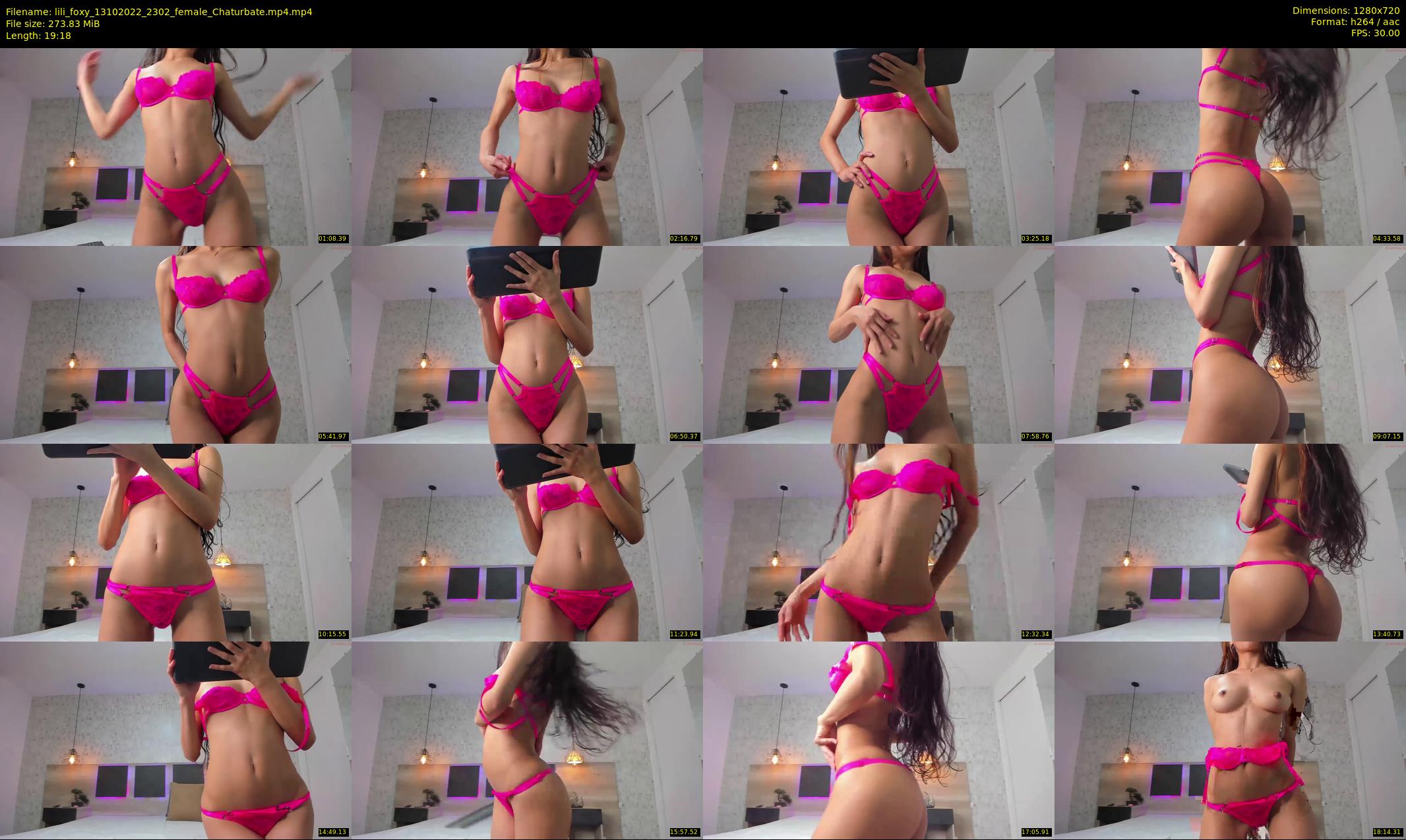 lili_foxy — 20 minute Chaturbate female cam show recording, 720p, Oct 13, 2022
