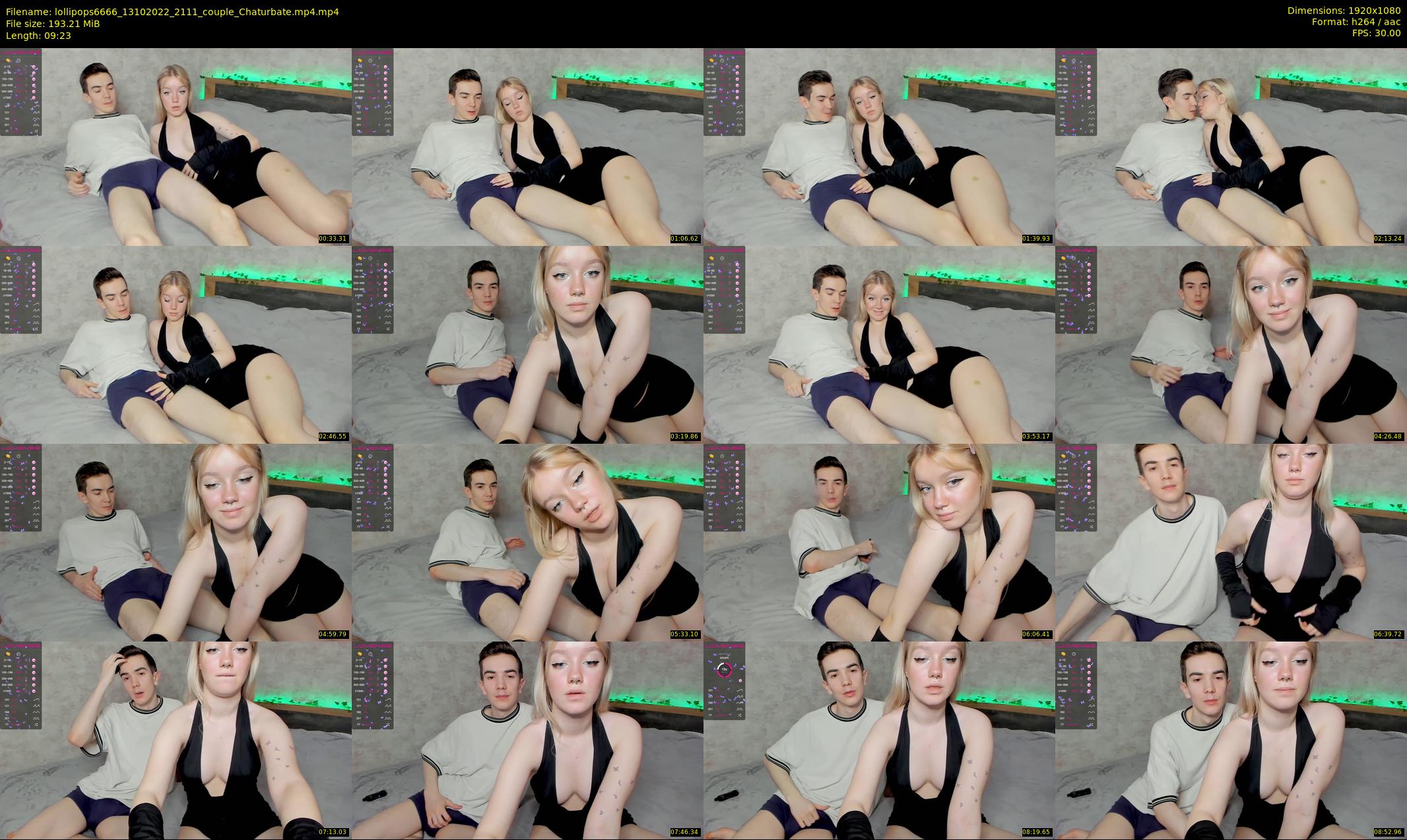lollipops6666 — 10 minute Chaturbate couple cam show recording, 1080p, Oct 13, 2022
