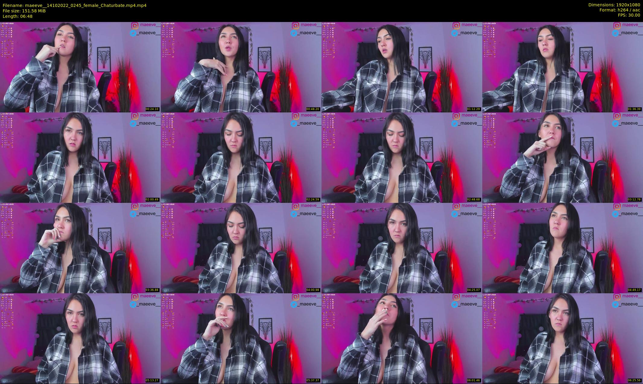 maeeve_ — 7 minute Chaturbate female cam show recording, 1080p, Oct 14, 2022