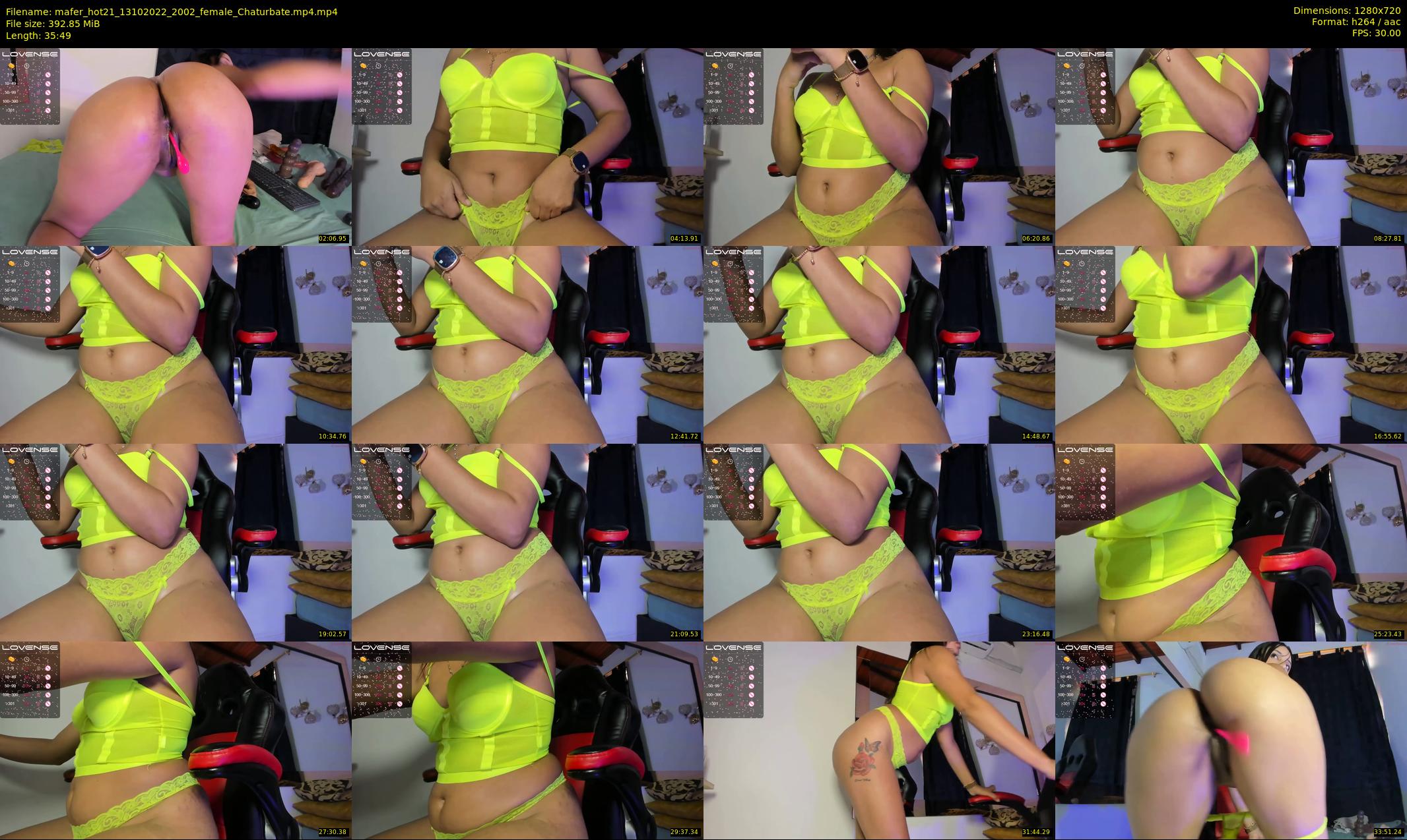 mafer_hot21 — 36 minute Chaturbate female cam show recording, 720p, Oct 13, 2022