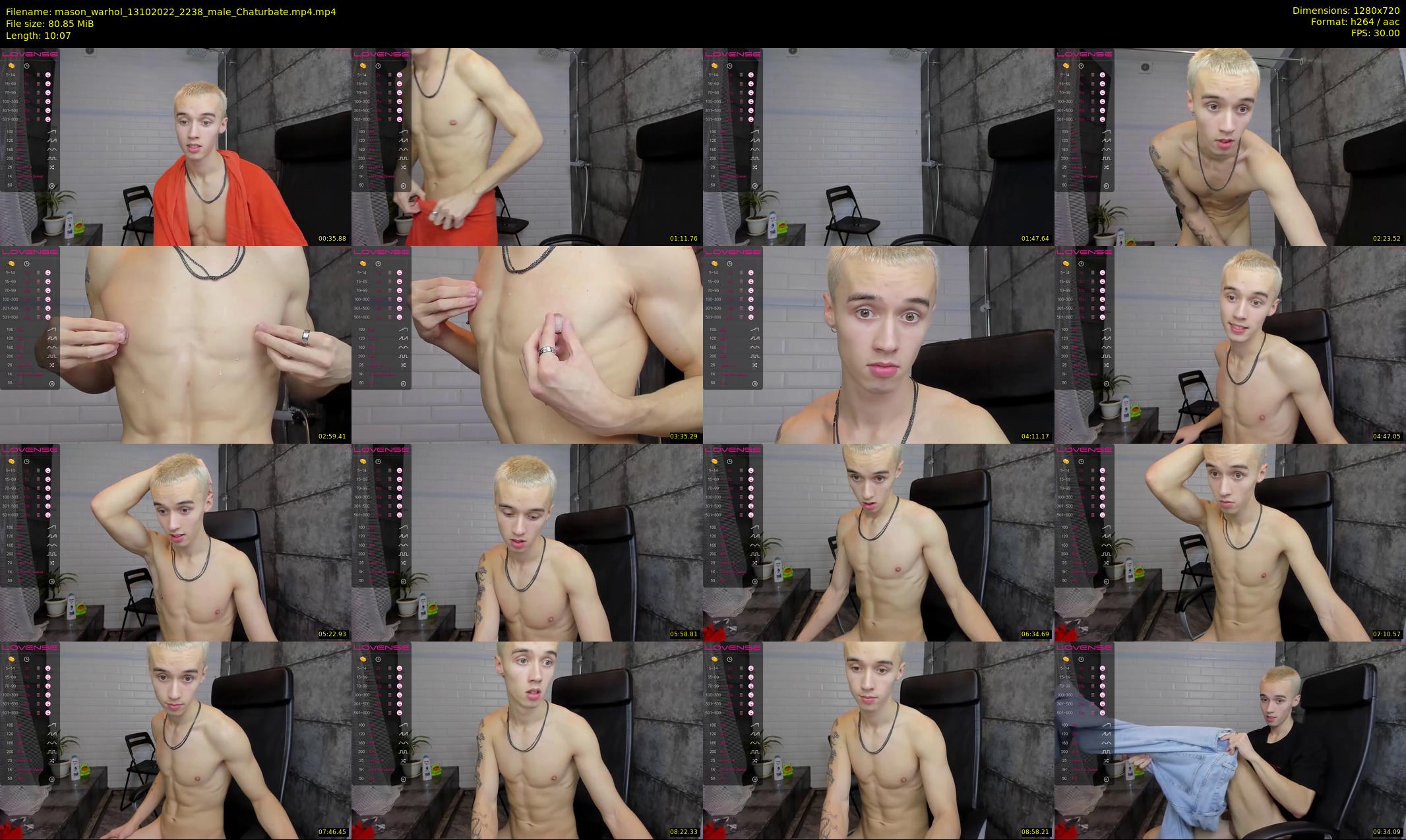 mason_warhol — 11 minute Chaturbate male cam show recording, 720p, Oct 13, 2022