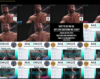 maximus_787 — 4 minute Chaturbate male cam show recording, 1080p, Oct 14, 2022