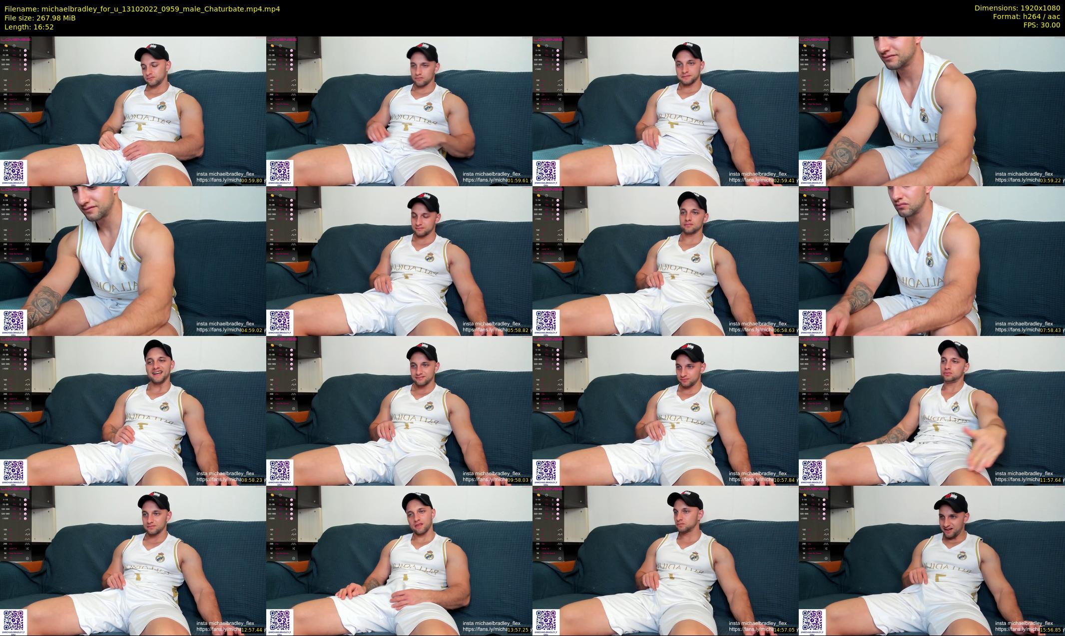 michaelbradley_for_u — 17 minute Chaturbate male cam show recording, 1080p, Oct 13, 2022