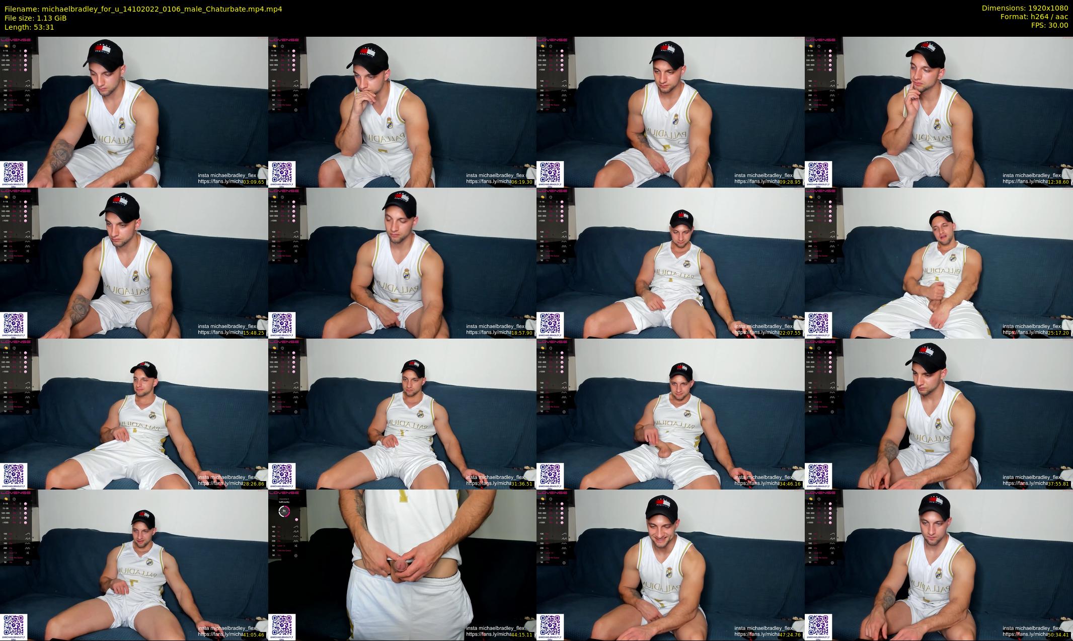 michaelbradley_for_u — 54 minute Chaturbate male cam show recording, 1080p, Oct 14, 2022