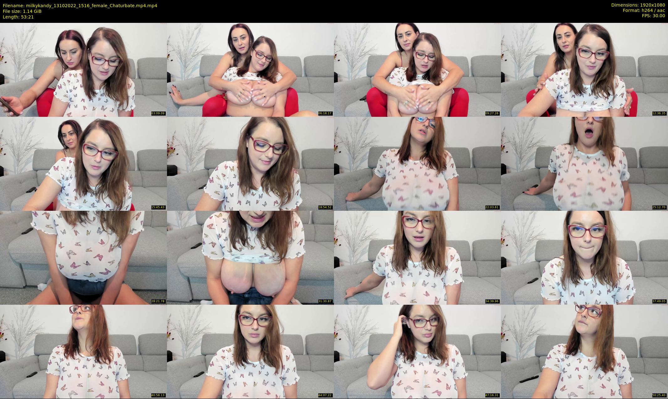 milkykandy — 54 minute Chaturbate female cam show recording, 1080p, Oct 13, 2022