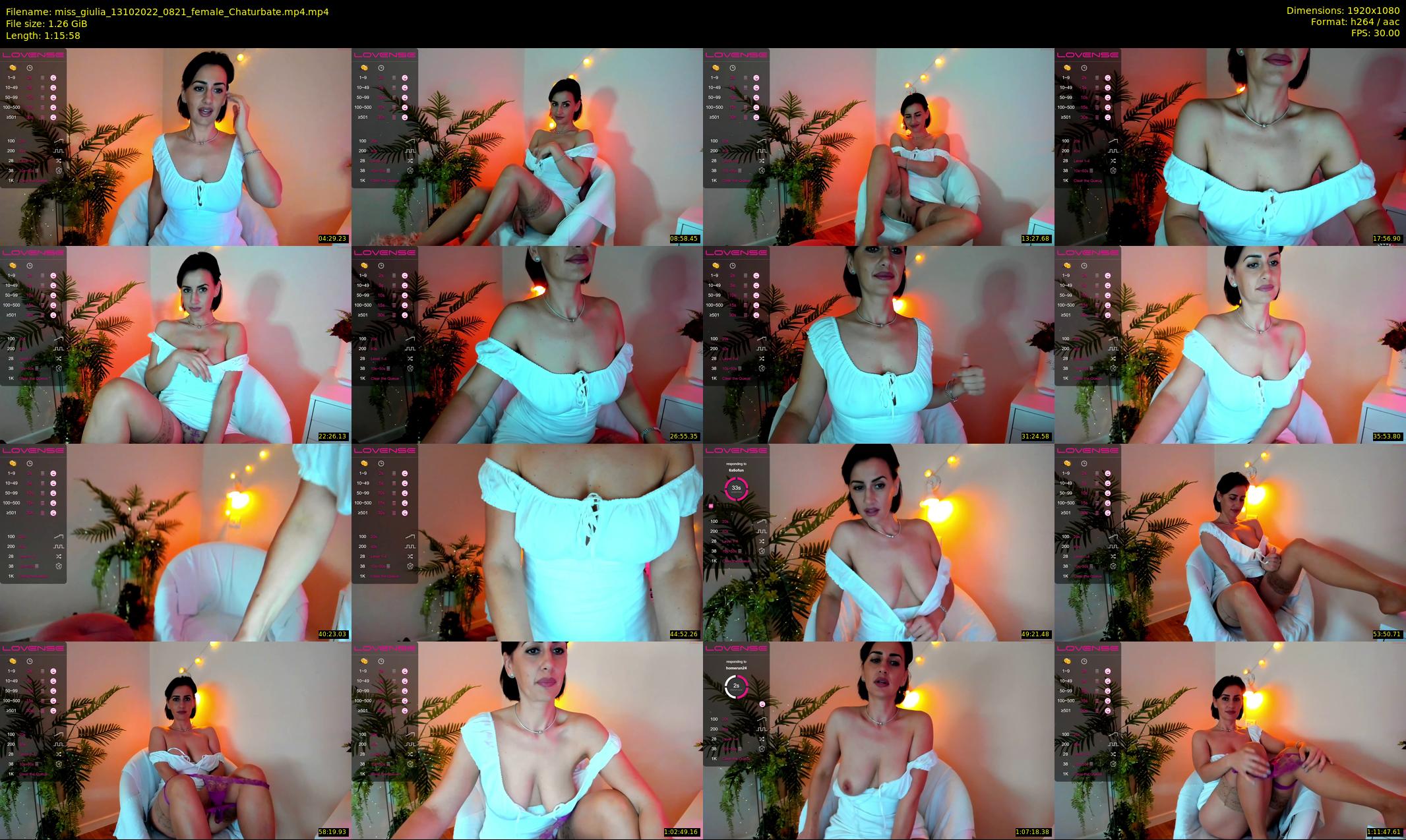 miss_giulia — 76 minute Chaturbate female cam show recording, 1080p, Oct 13, 2022