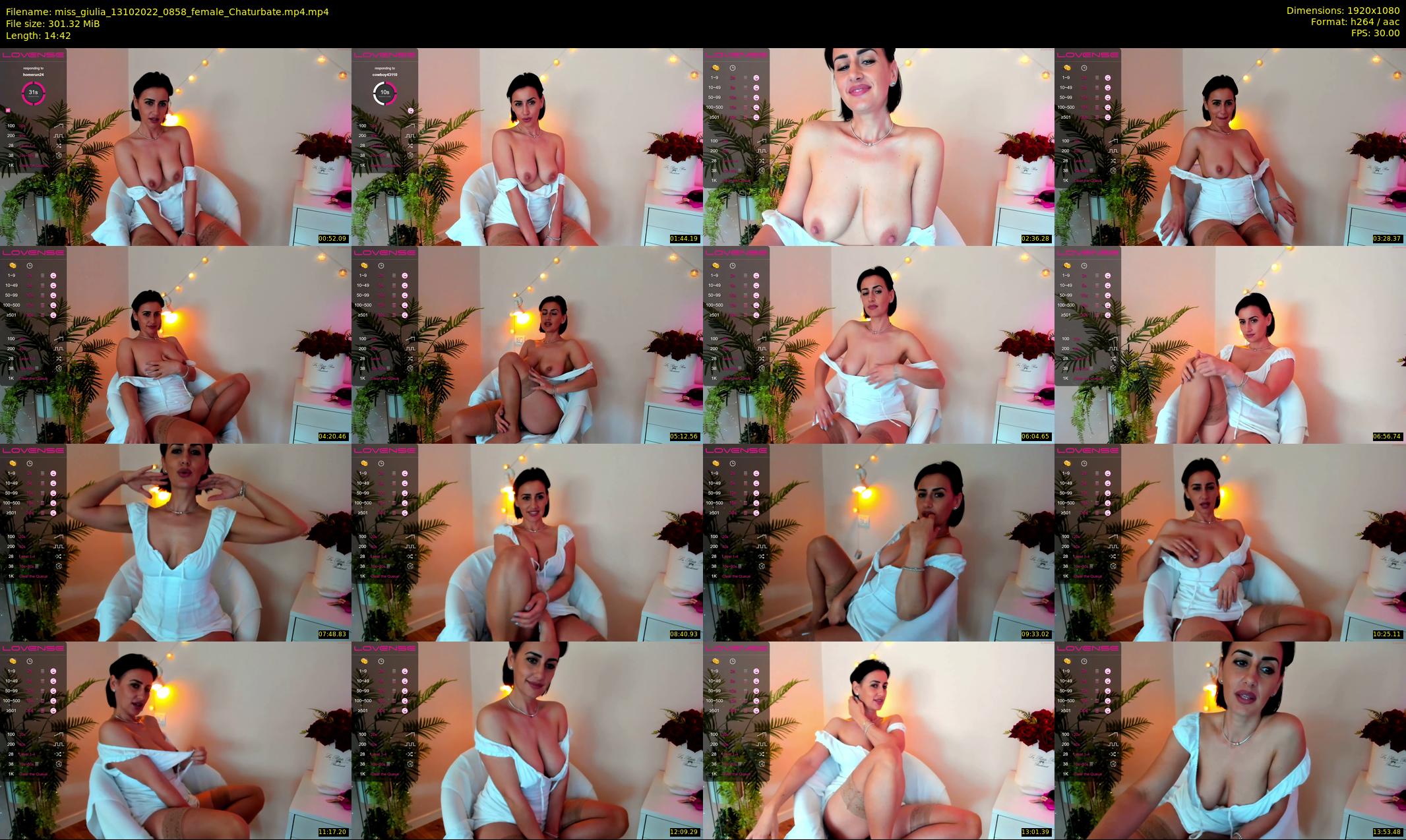 miss_giulia — 15 minute Chaturbate female cam show recording, 1080p, Oct 13, 2022