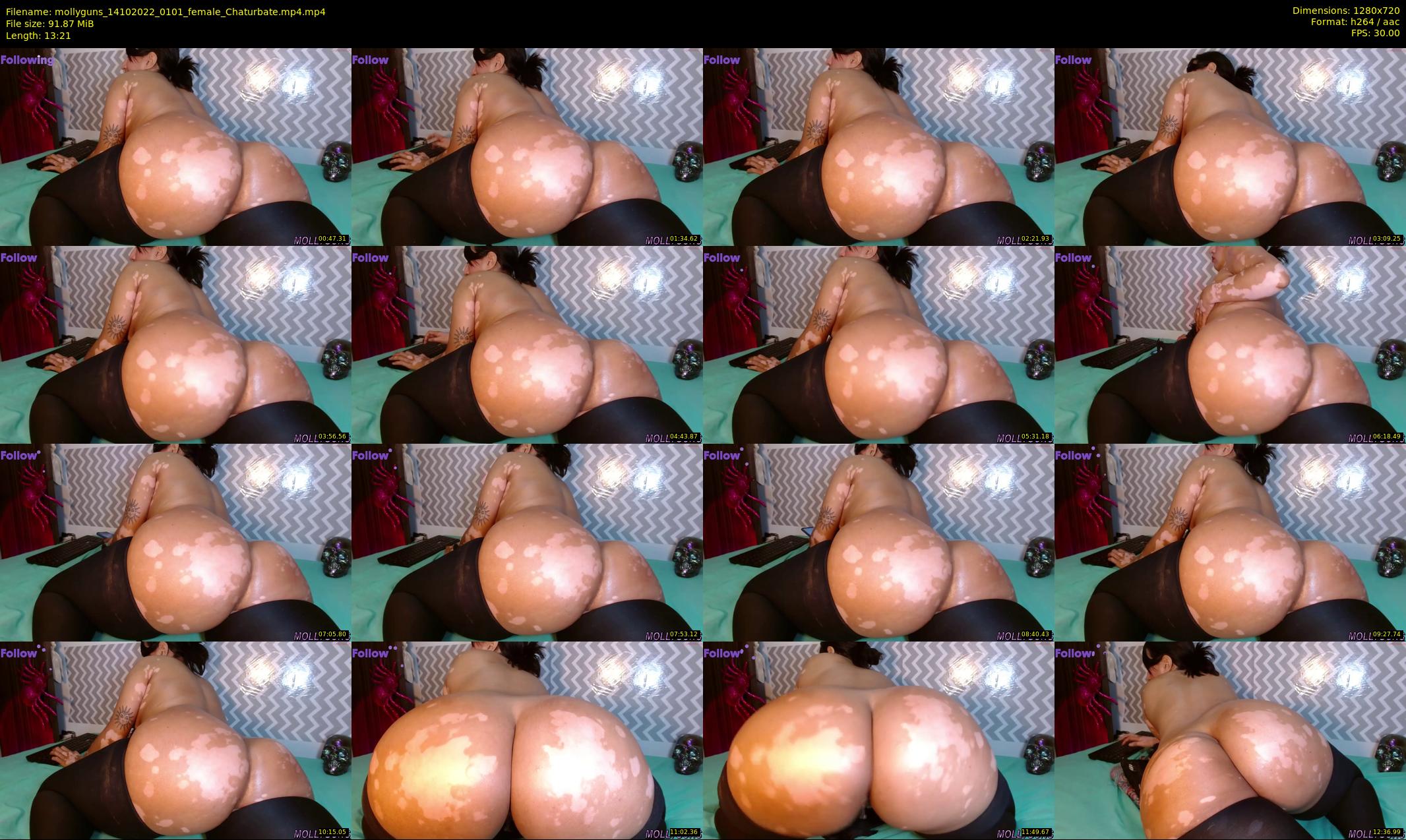 mollyguns — 14 minute Chaturbate female cam show recording, 720p, Oct 14, 2022