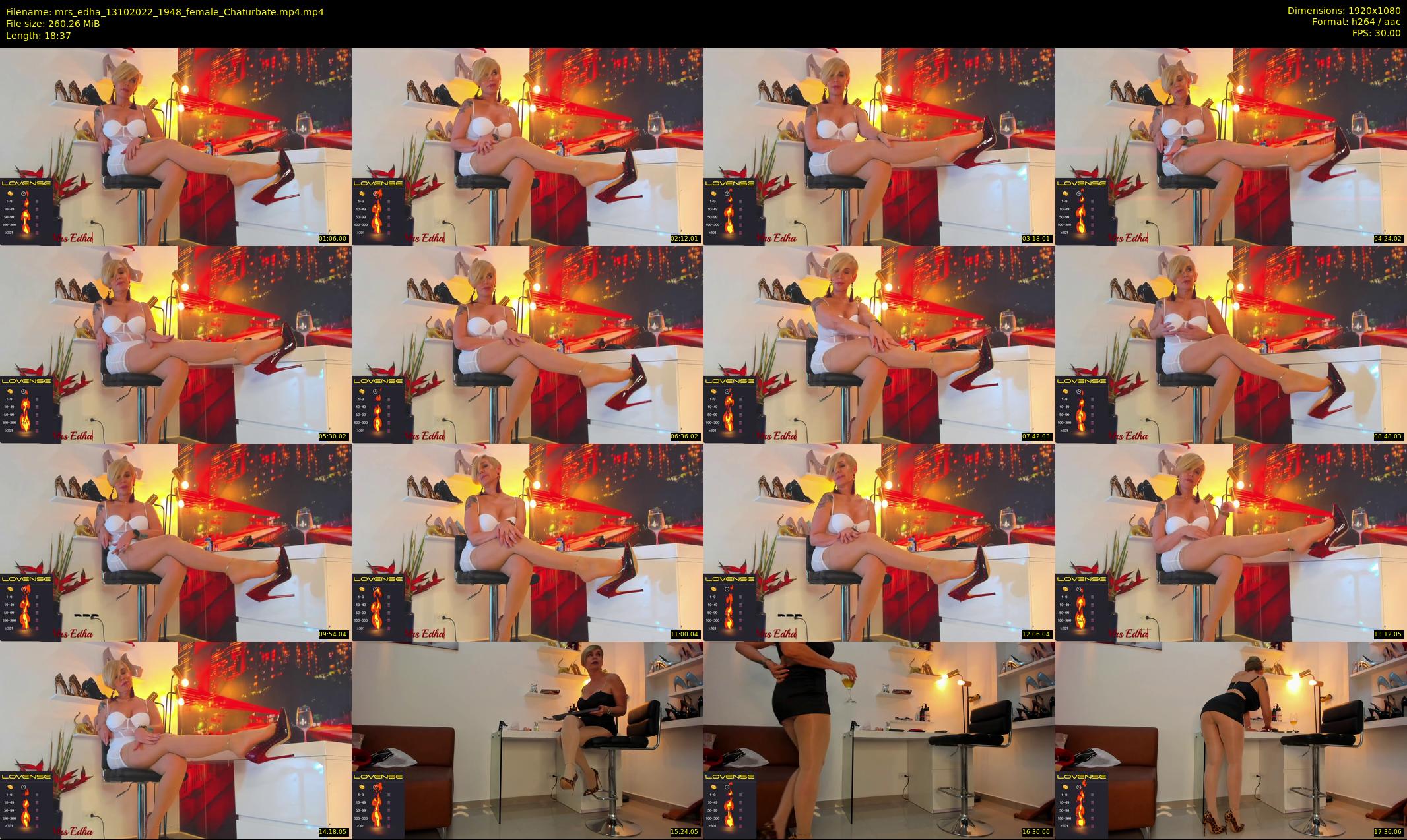 mrs_edha — 19 minute Chaturbate female cam show recording, 1080p, Oct 13, 2022