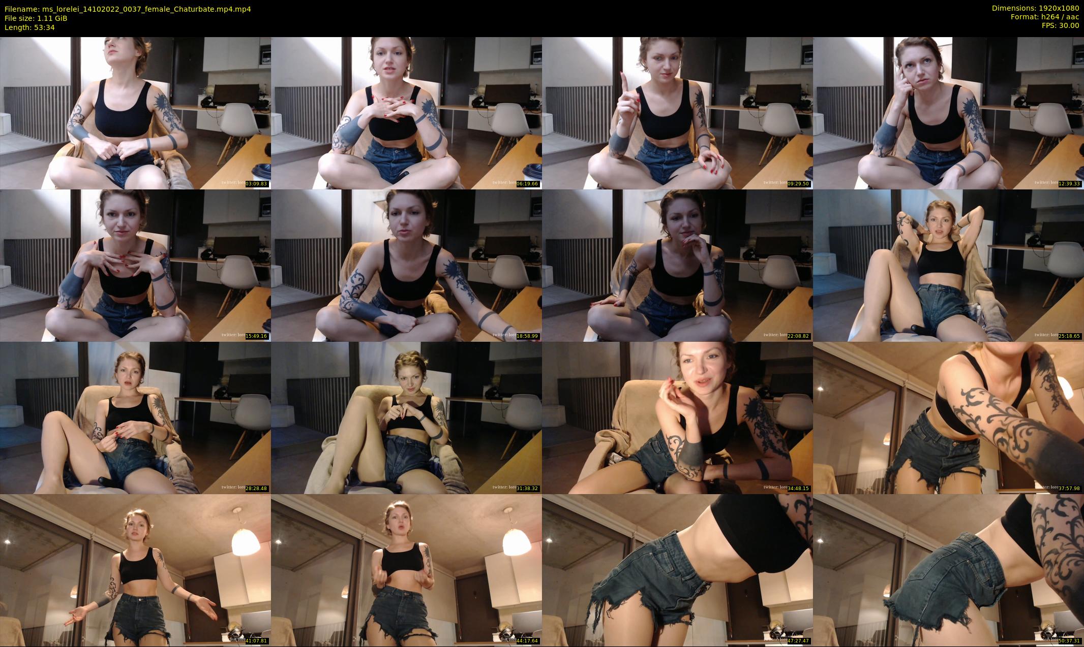 ms_lorelei — 54 minute Chaturbate female cam show recording, 1080p, Oct 14, 2022