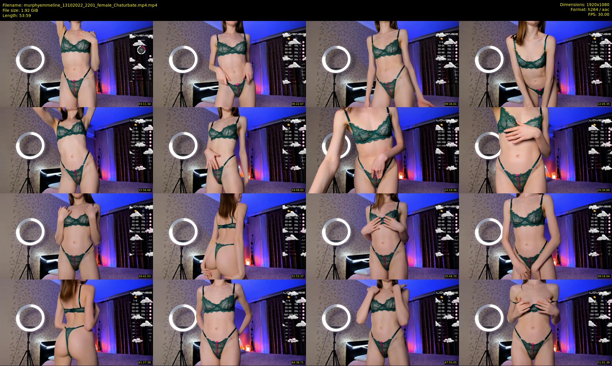 murphyemmeline — 54 minute Chaturbate female cam show recording, 1080p, Oct 13, 2022