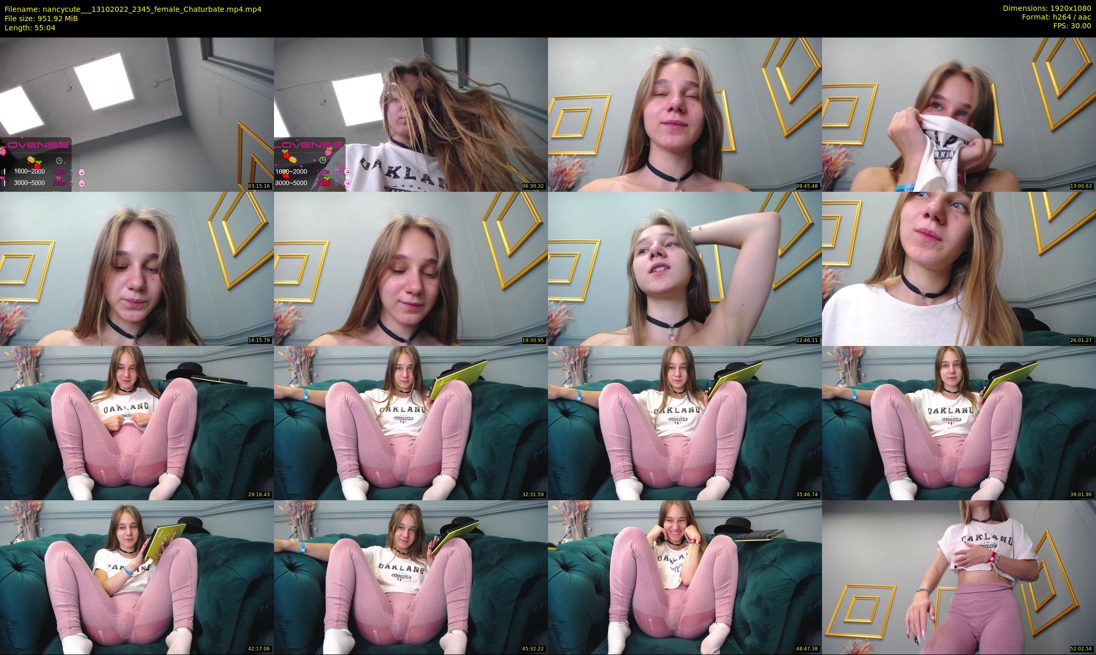 nancycute__ — 56 minute Chaturbate female cam show recording, 1080p, Oct 13, 2022