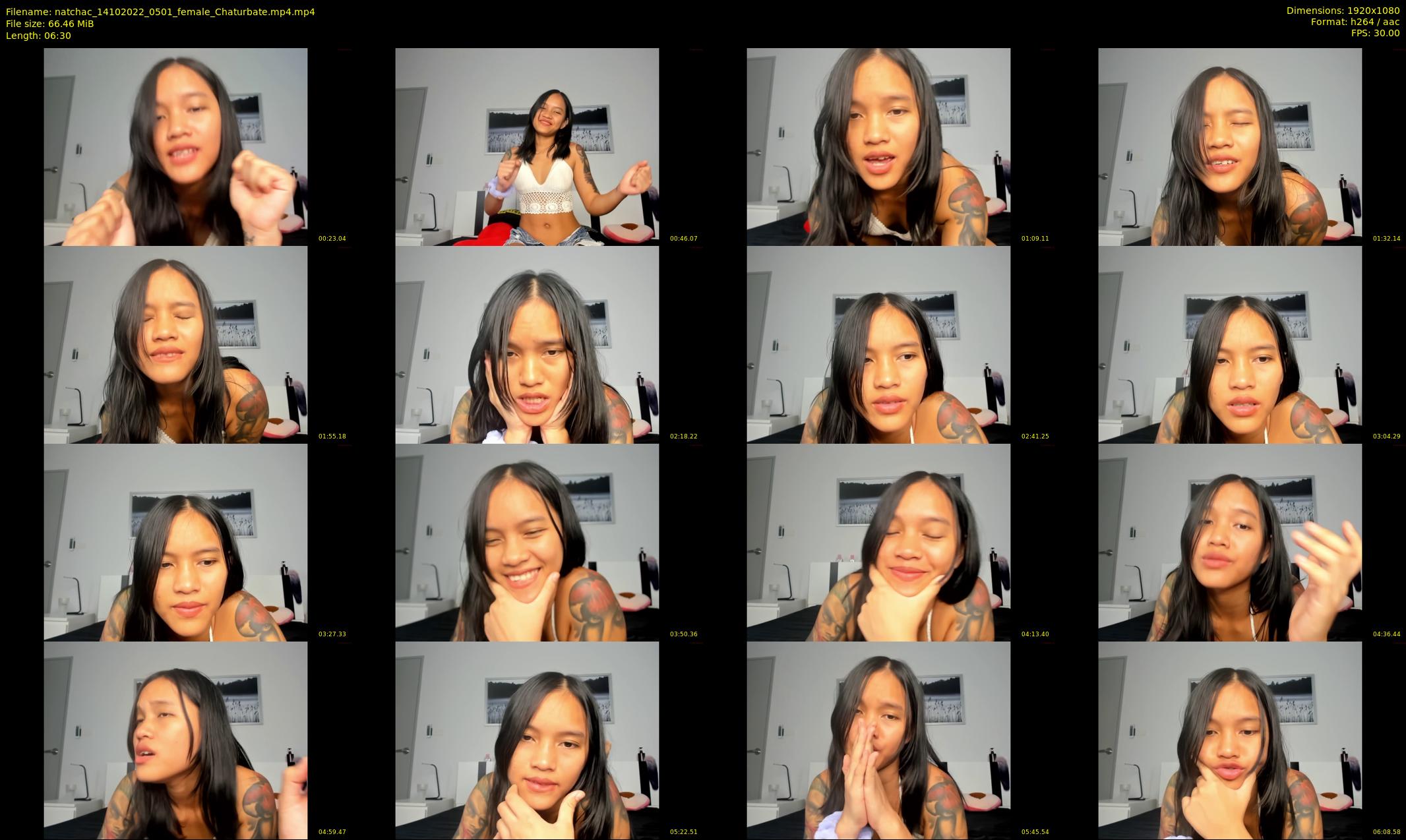 natchac — 7 minute Chaturbate female cam show recording, 1080p, Oct 14, 2022