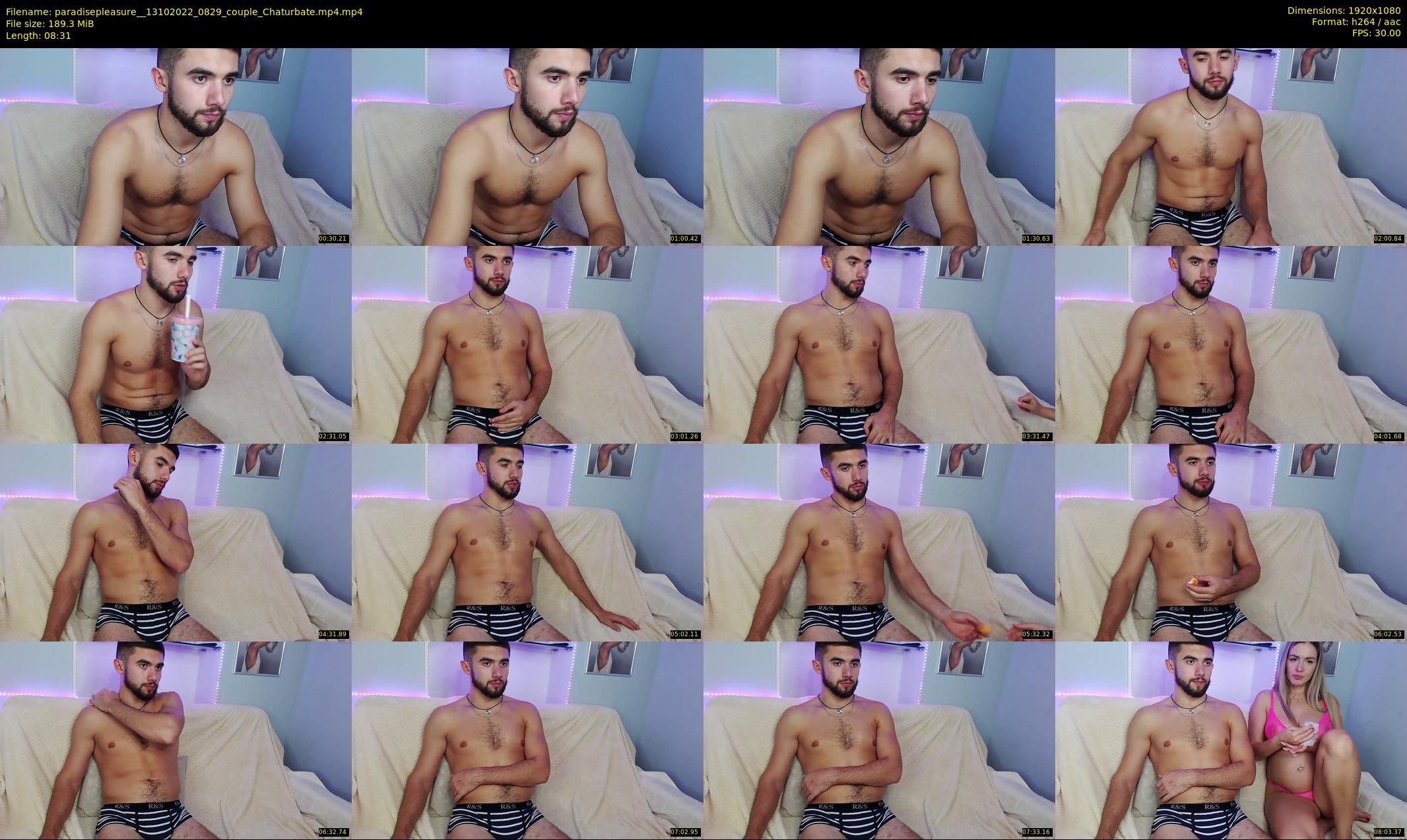 paradisepleasure_ — 9 minute Chaturbate couple cam show recording, 1080p, Oct 13, 2022