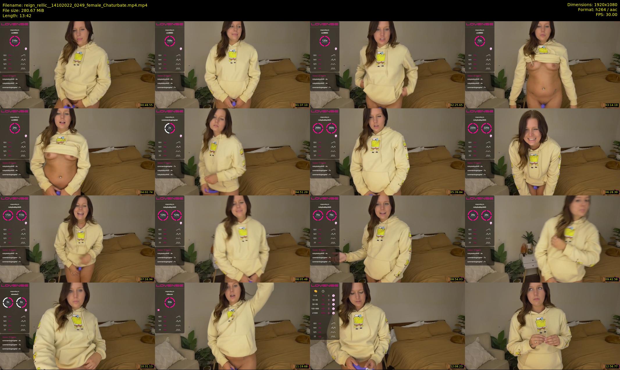 reign_rellic_ — 14 minute Chaturbate female cam show recording, 1080p, Oct 14, 2022