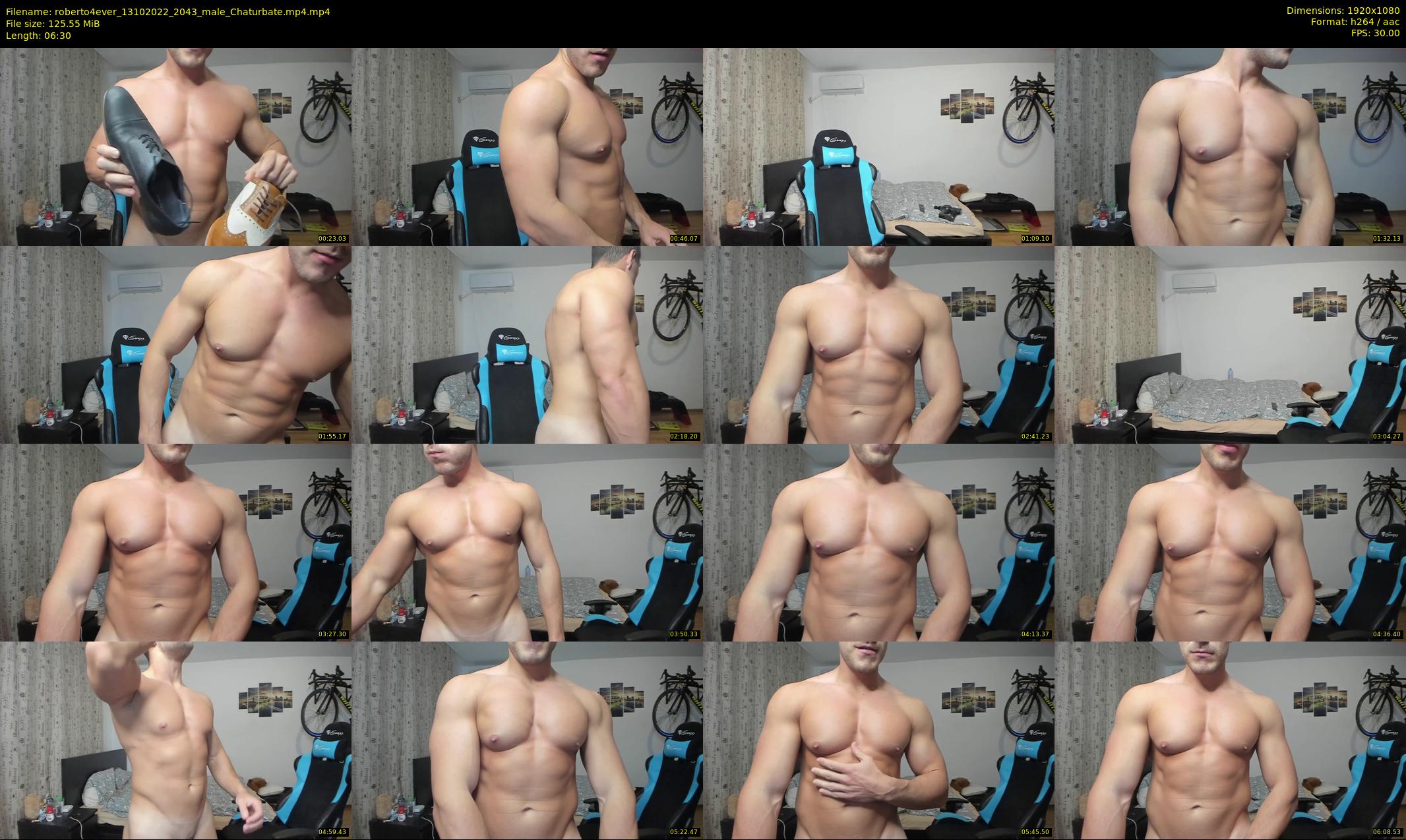 roberto4ever — 7 minute Chaturbate male cam show recording, 1080p, Oct 13, 2022
