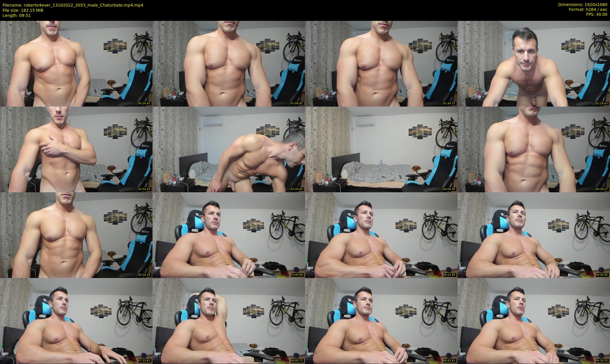 roberto4ever — 10 minute Chaturbate male cam show recording, 1080p, Oct 13, 2022