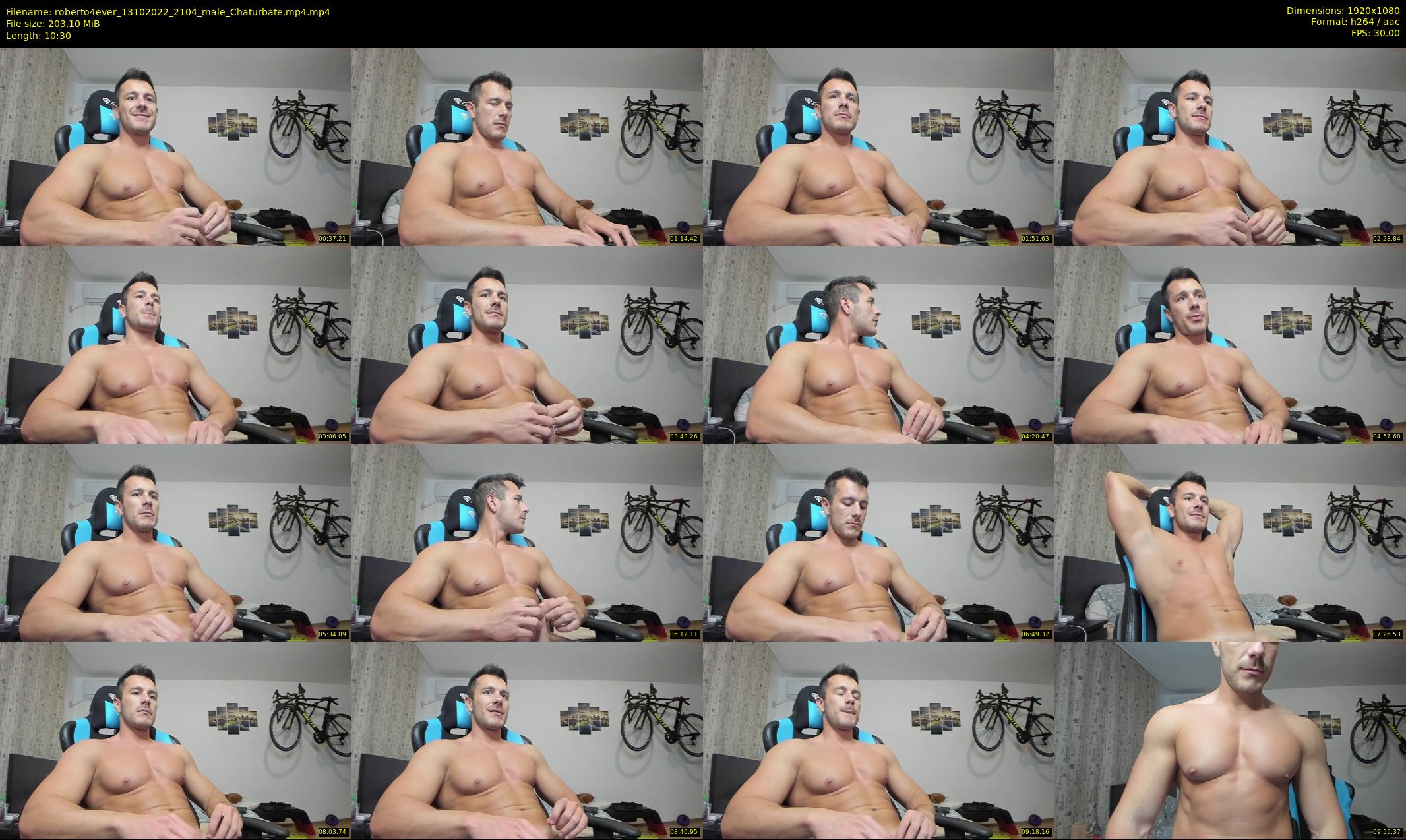 roberto4ever — 11 minute Chaturbate male cam show recording, 1080p, Oct 13, 2022