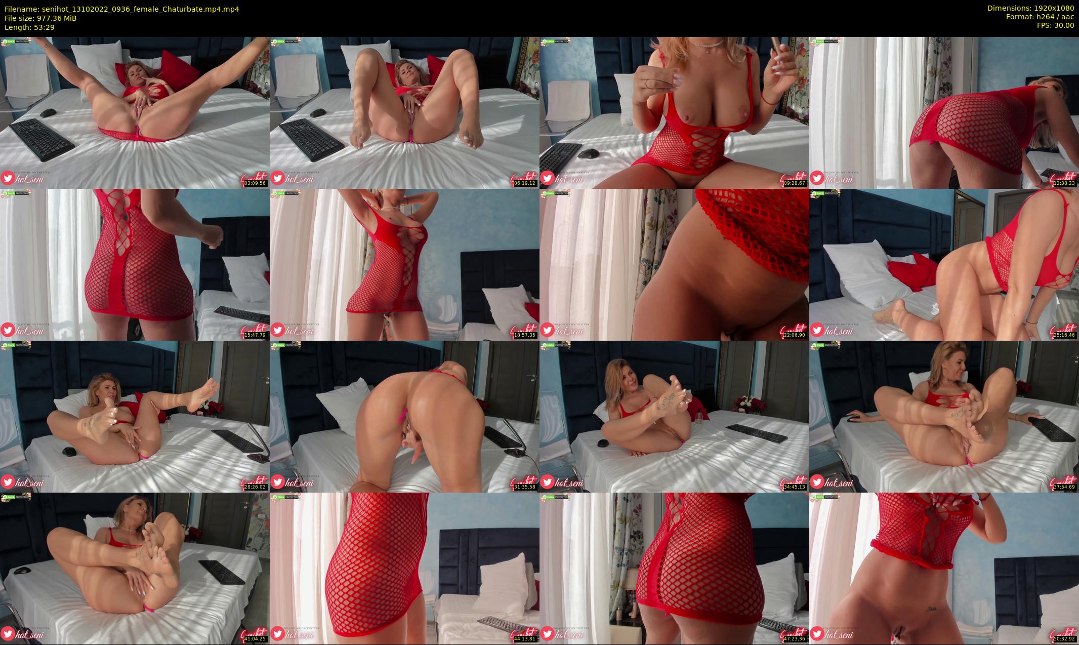 senihot — 54 minute Chaturbate female cam show recording, 1080p, Oct 13, 2022