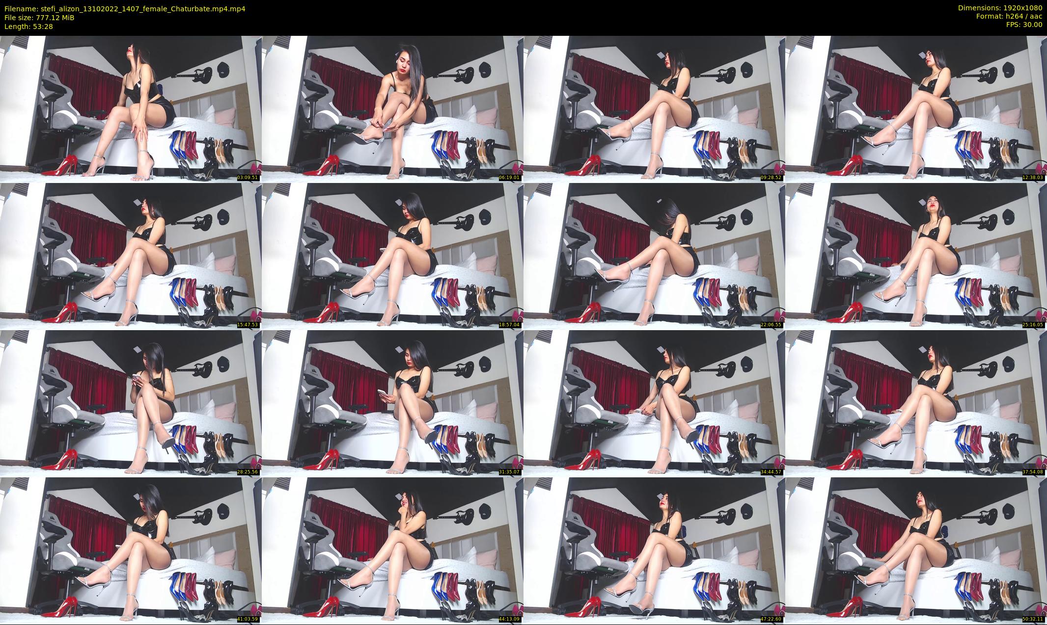 stefi_alizon — 54 minute Chaturbate female cam show recording, 1080p, Oct 13, 2022