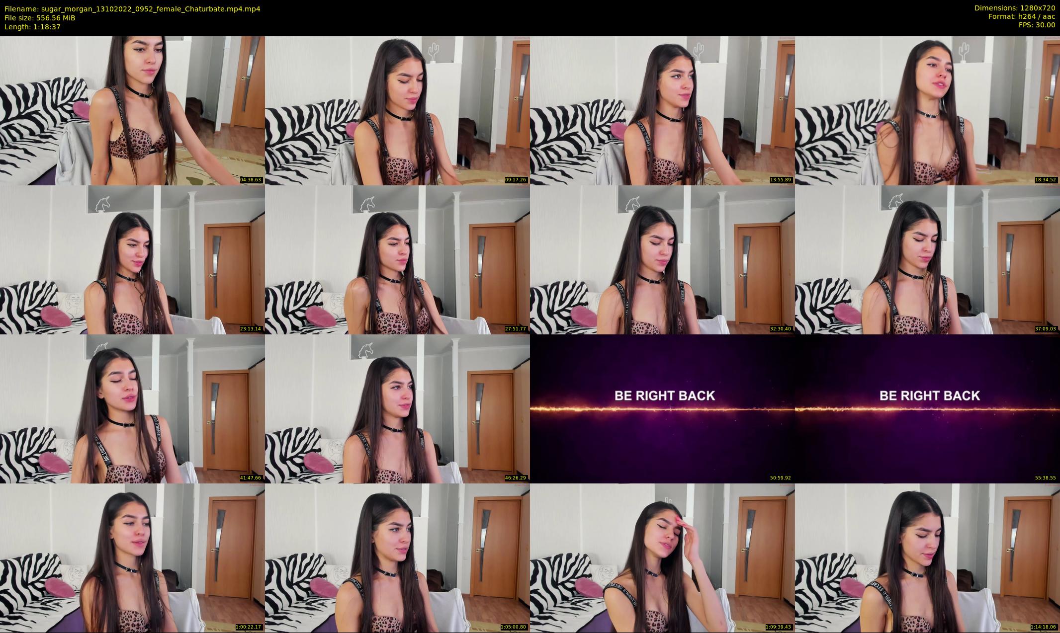 sugar_morgan — 79 minute Chaturbate female cam show recording, 720p, Oct 13, 2022