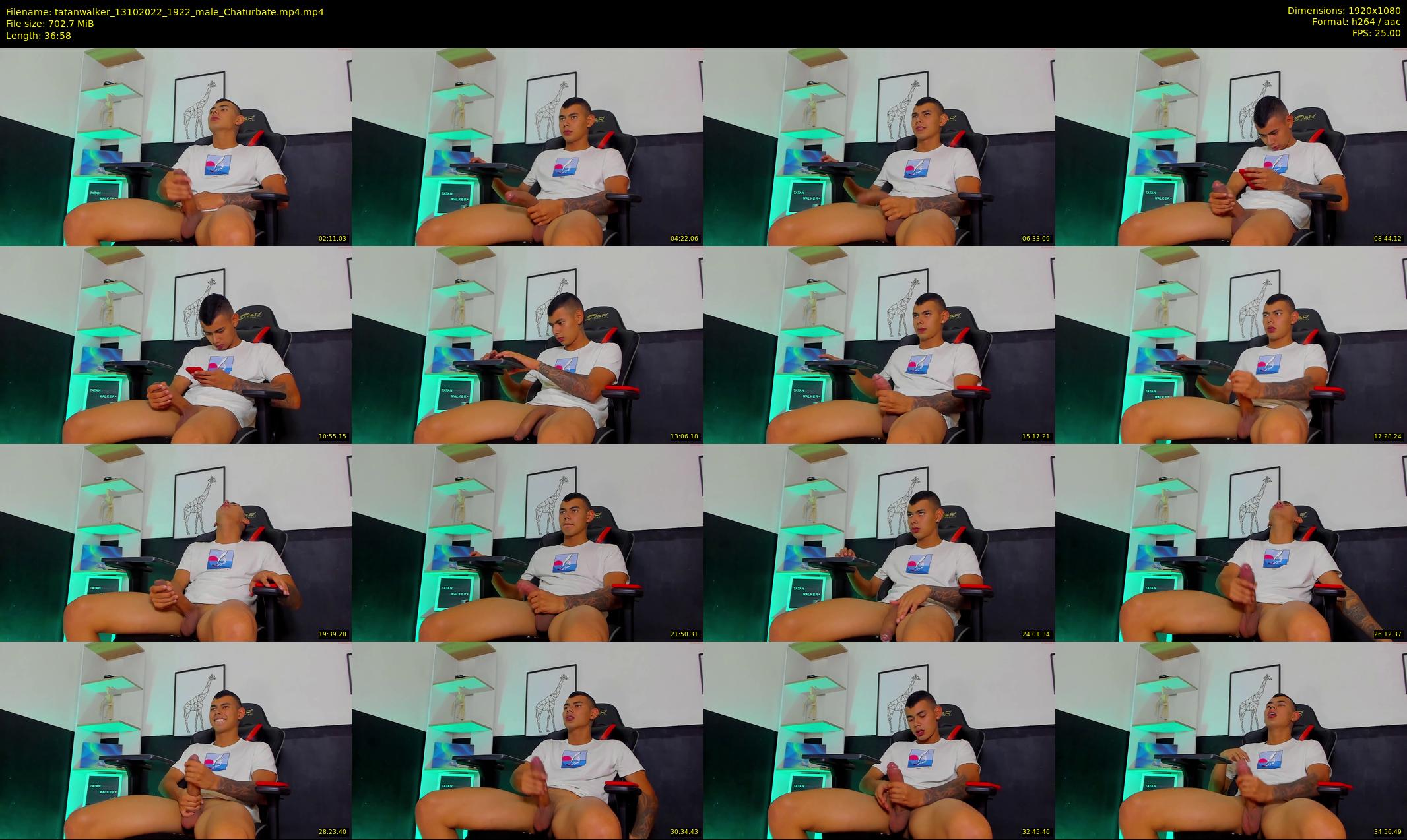 tatanwalker — 37 minute Chaturbate male cam show recording, 1080p, Oct 13, 2022