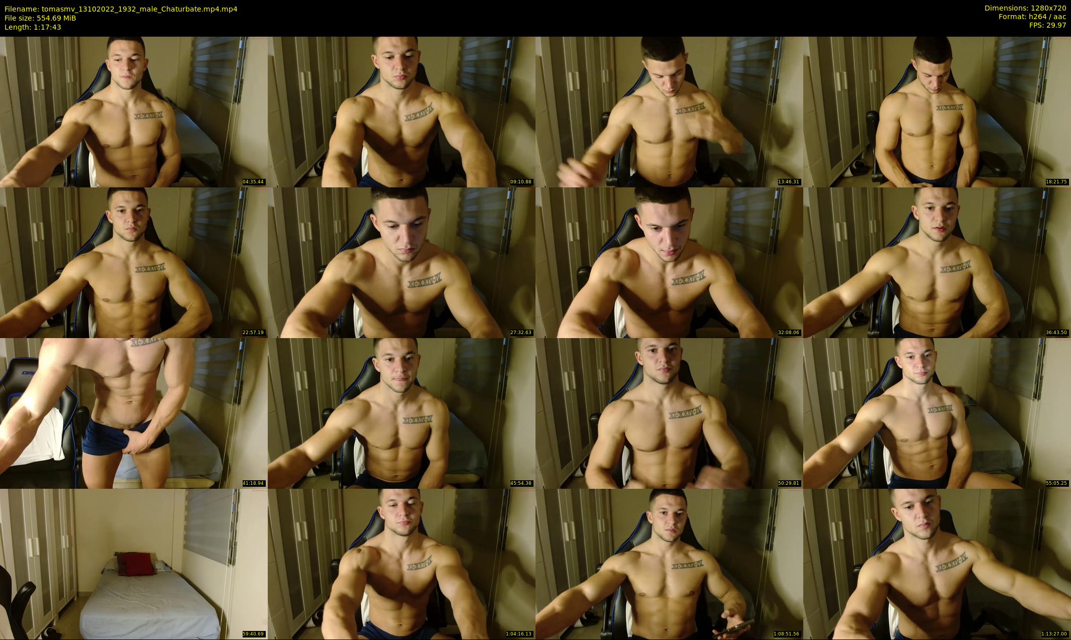 tomasmv — 78 minute Chaturbate male cam show recording, 720p, Oct 13, 2022