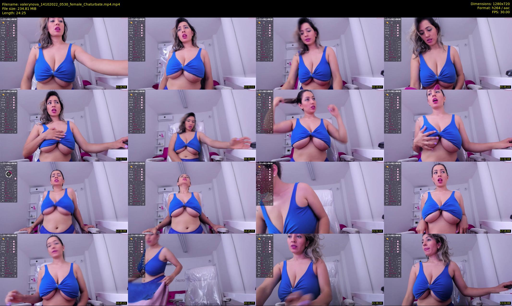 valerynova — 25 minute Chaturbate female cam show recording, 720p, Oct 14, 2022