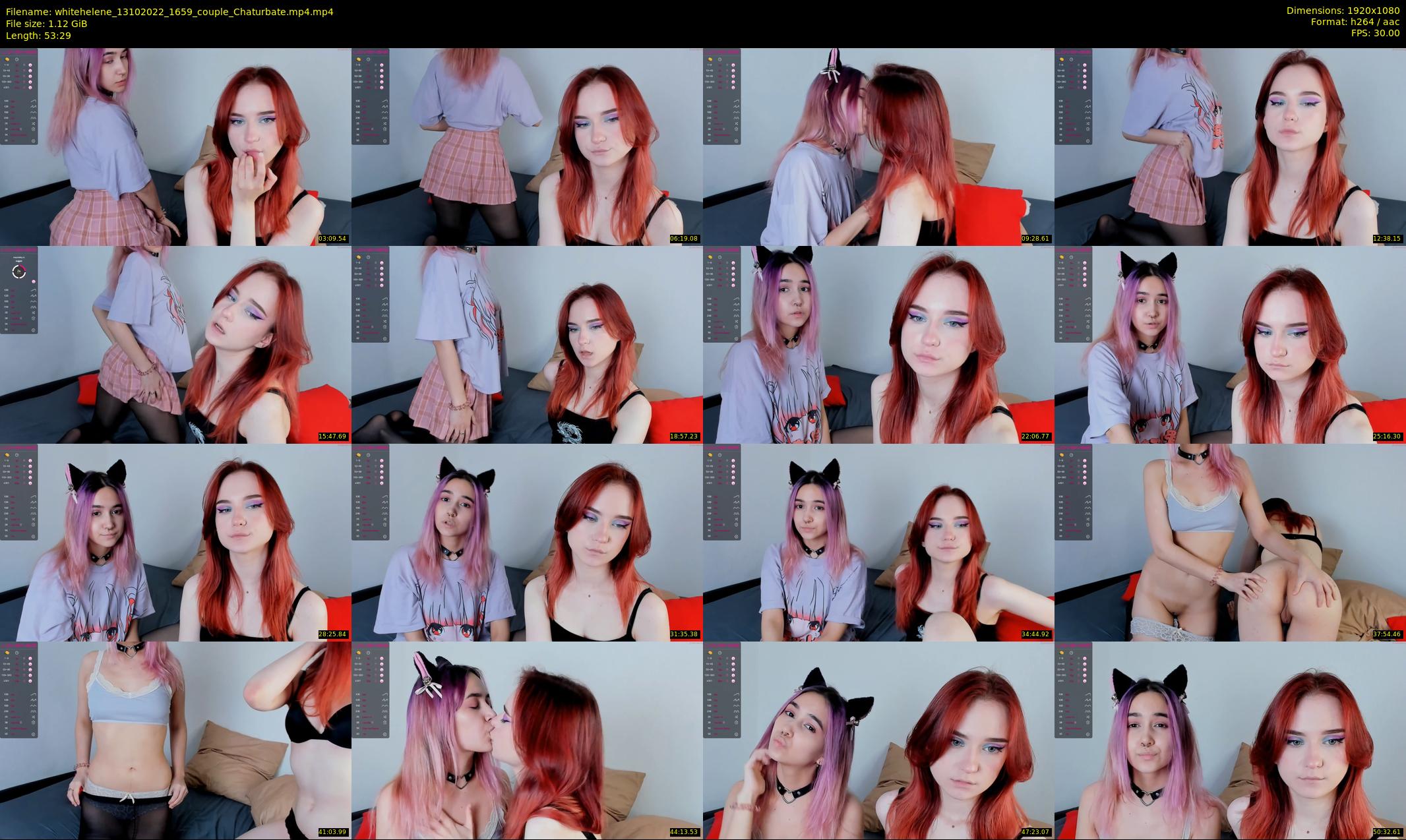 whitehelene — 54 minute Chaturbate female cam show recording, 1080p, Oct 13, 2022