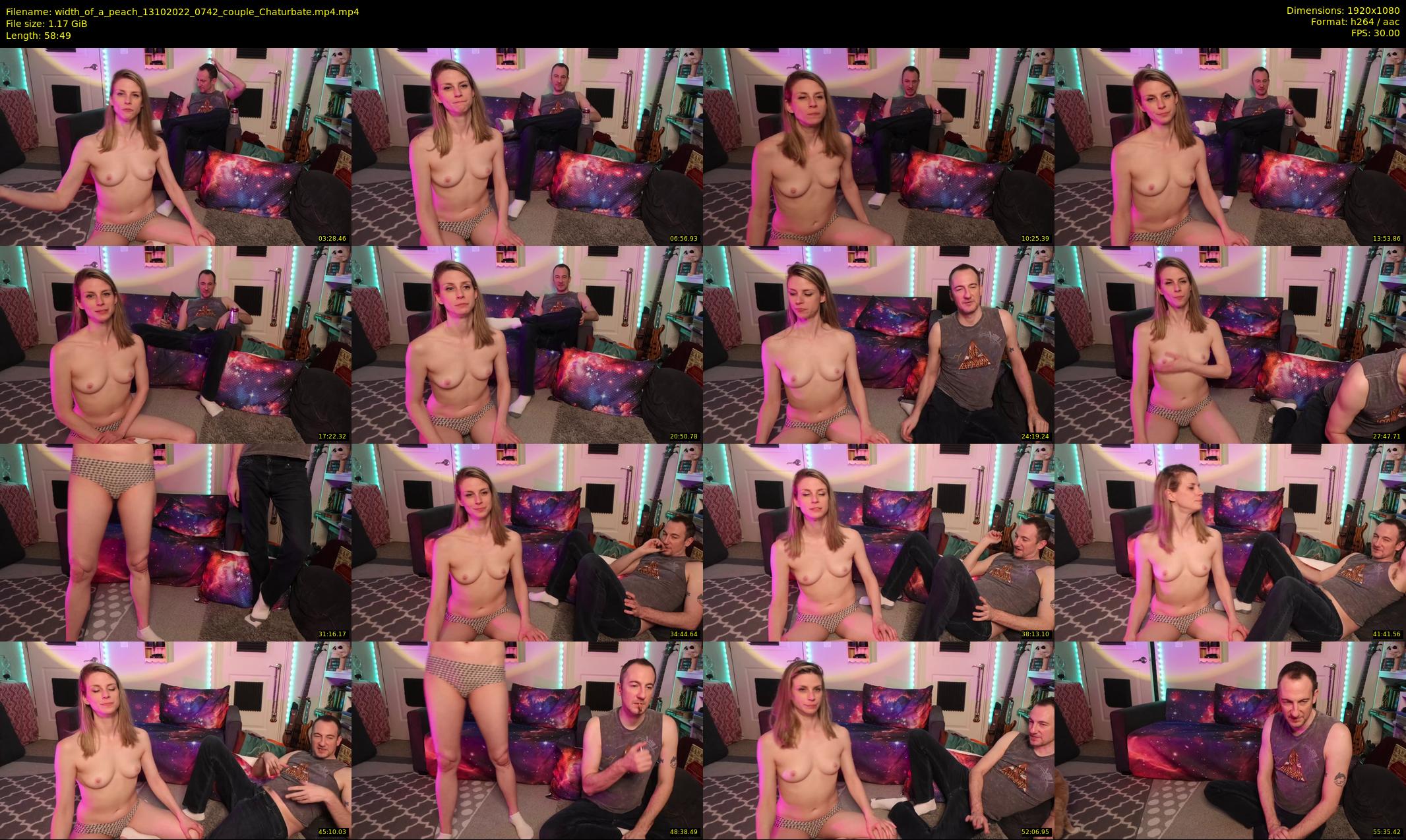 width_of_a_peach — 59 minute Chaturbate couple cam show recording, 1080p, Oct 13, 2022